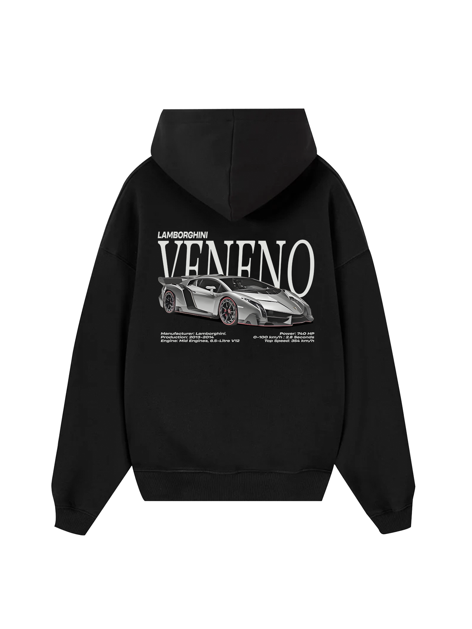 Lamborghini Veneno Speed Hoodie