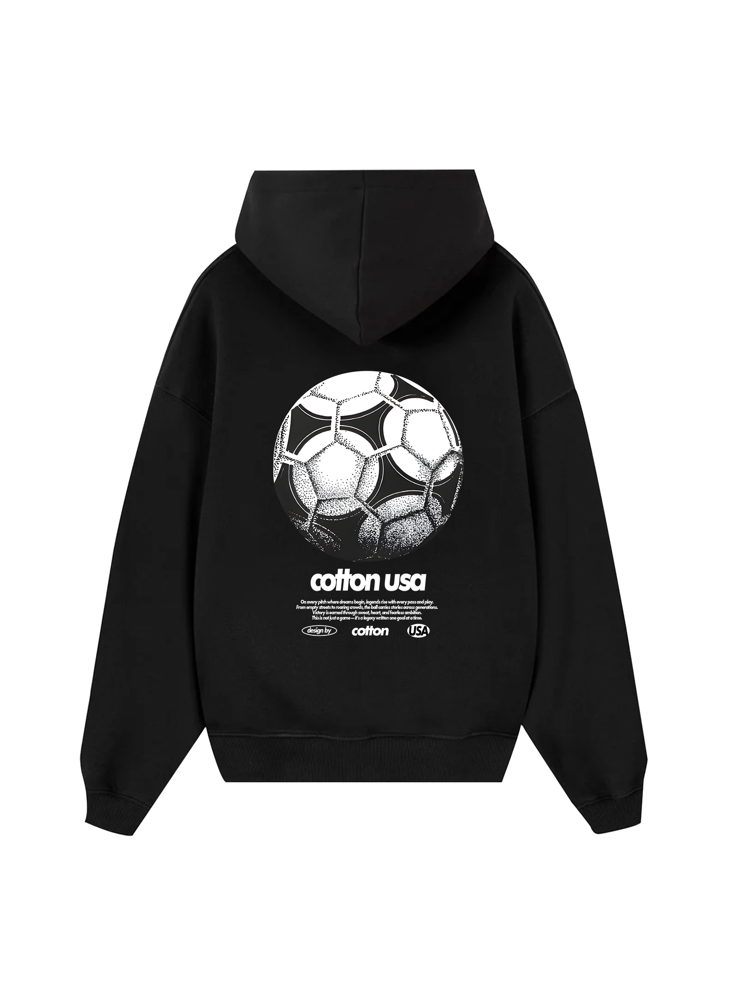 Soccer Vintage Ball Hoodie