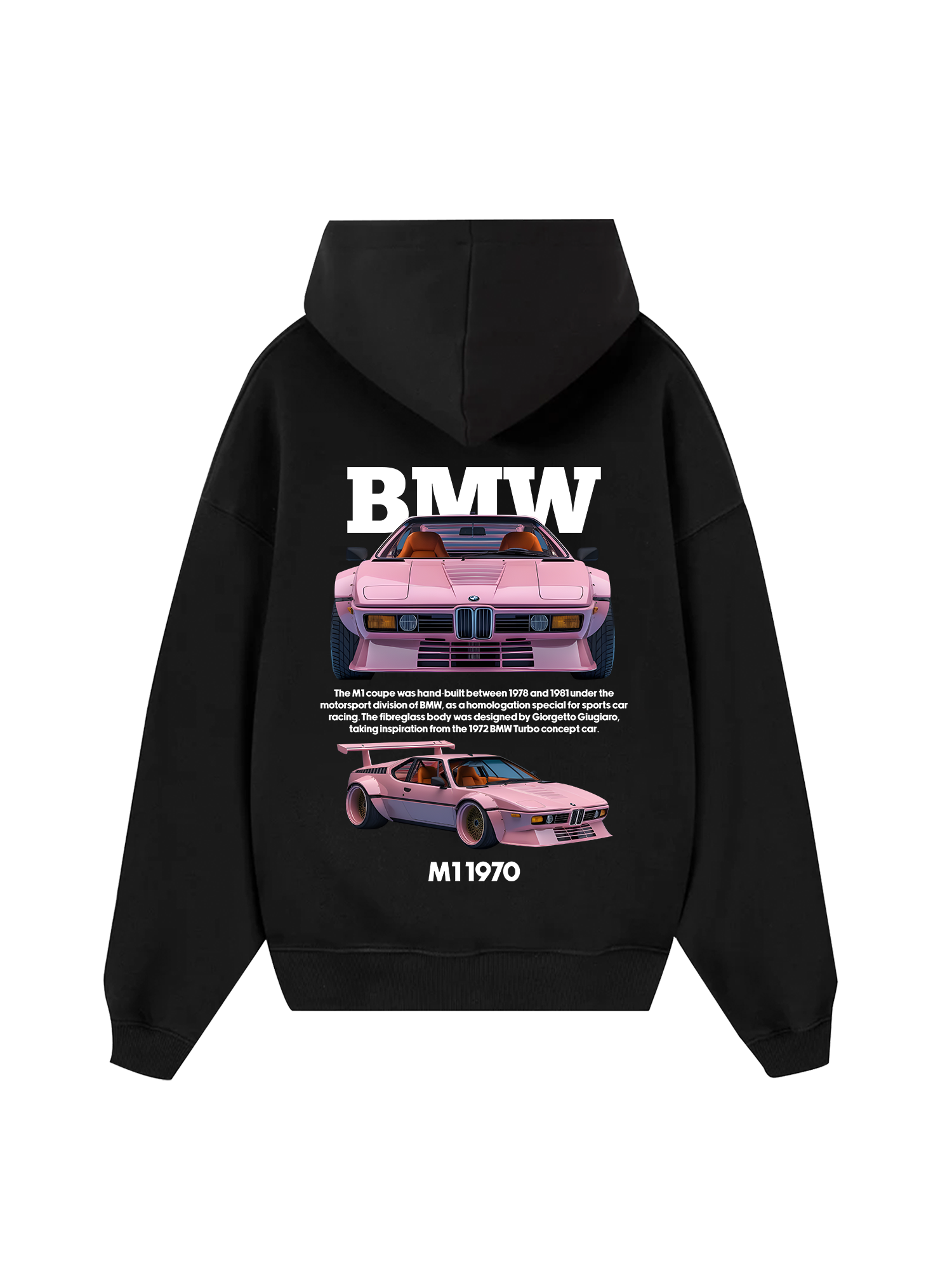 BMW M1 Pink Hoodie