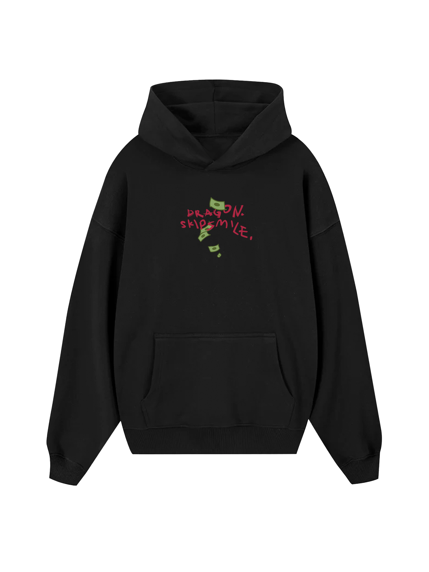 Money Dragon Skip Smile Hoodie