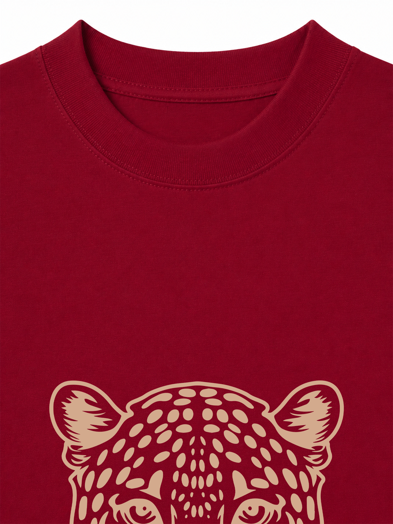 Áo Thun Relaxed Fit Urban Leopard Feline Face