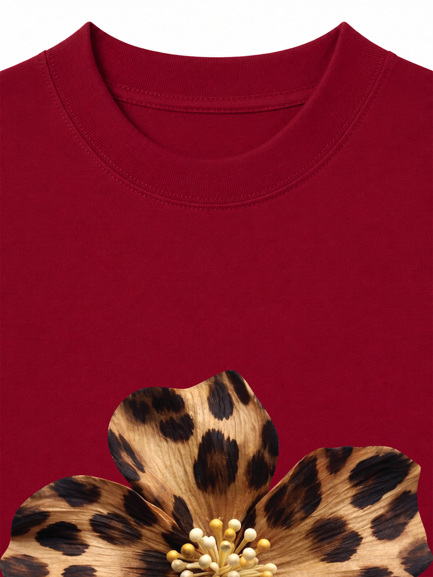 Áo Thun Relaxed Fit Urban Leopard Safari Spotted Petals
