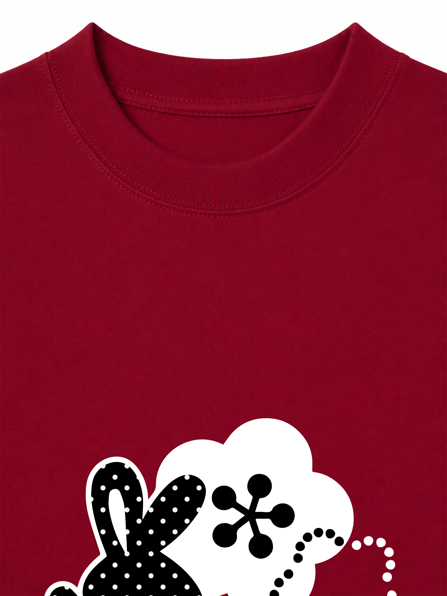 Áo Thun Relaxed Fit Dotty Mood Cute Bunny