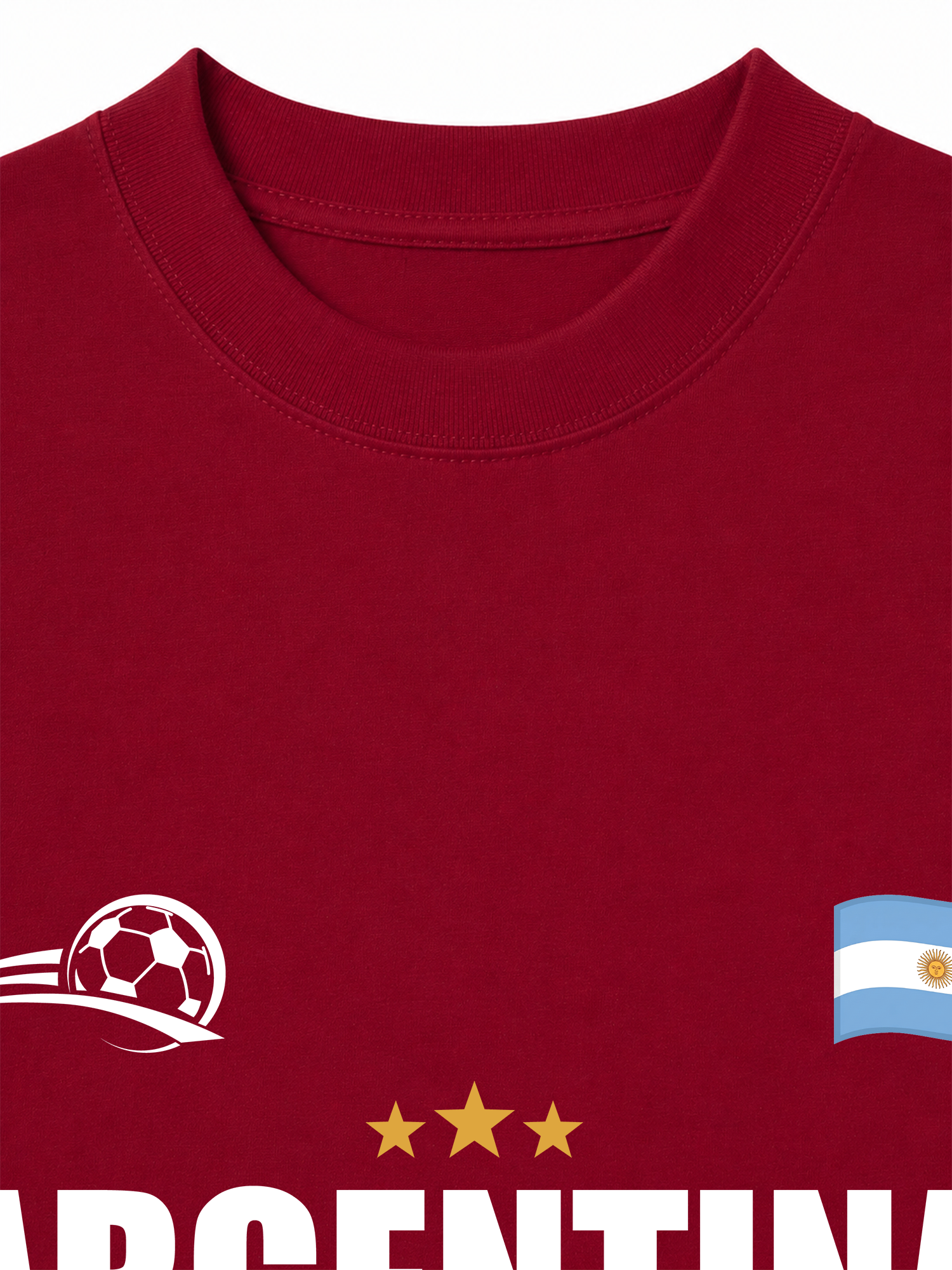 Áo Thun Relaxed Fit Soccer World Cup Argentina