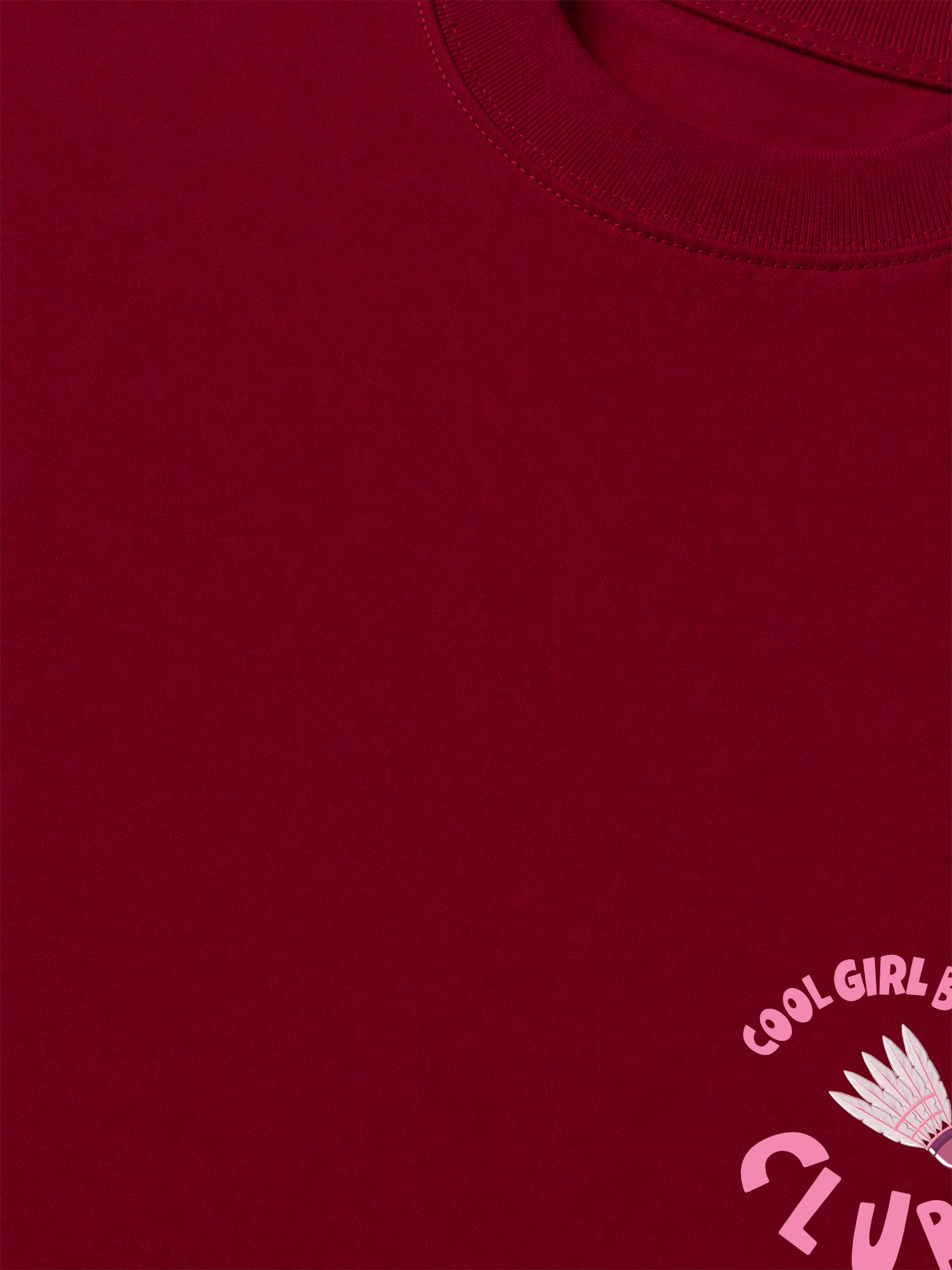 Áo Thun Relaxed Fit Badminton Cool Girl Club