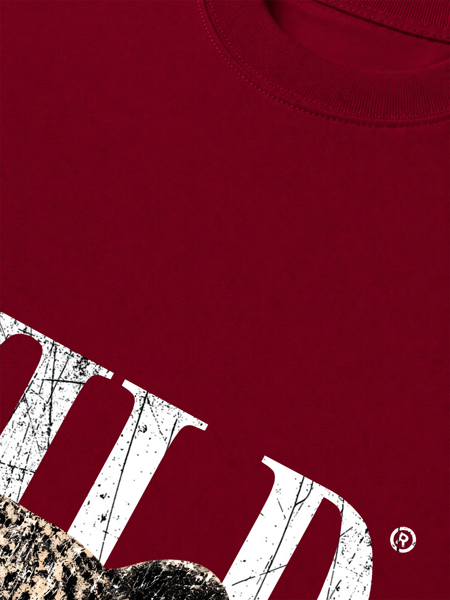 Áo Thun Relaxed Fit Urban Leopard Crimson Wild