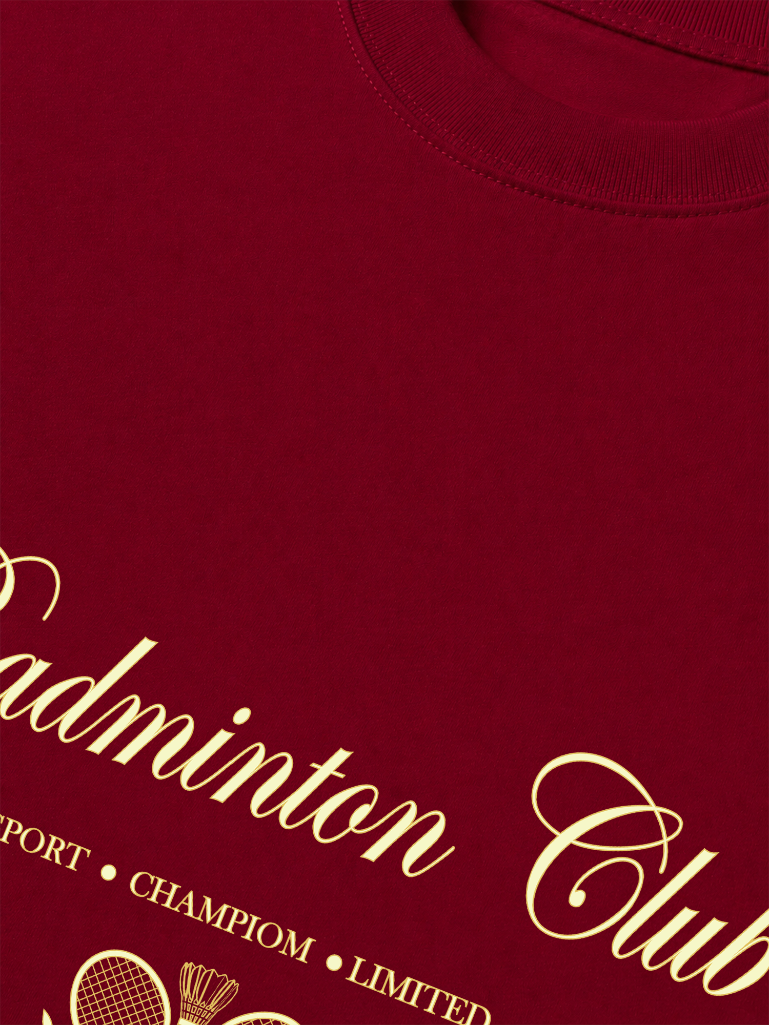 Áo Thun Relaxed Fit Badminton Champion Sport Limited