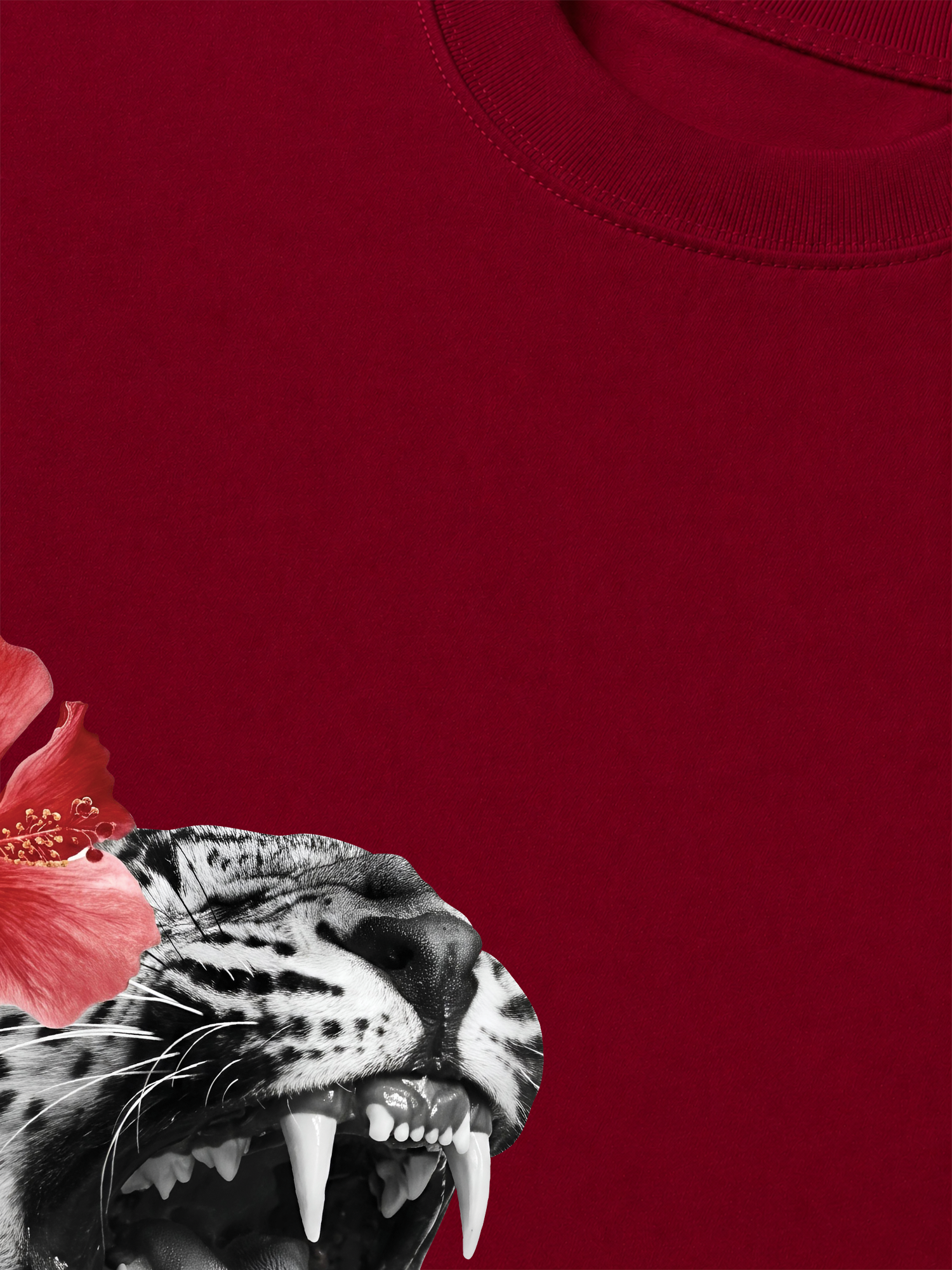 Áo Thun Relaxed Fit Urban Leopard Roar Flower