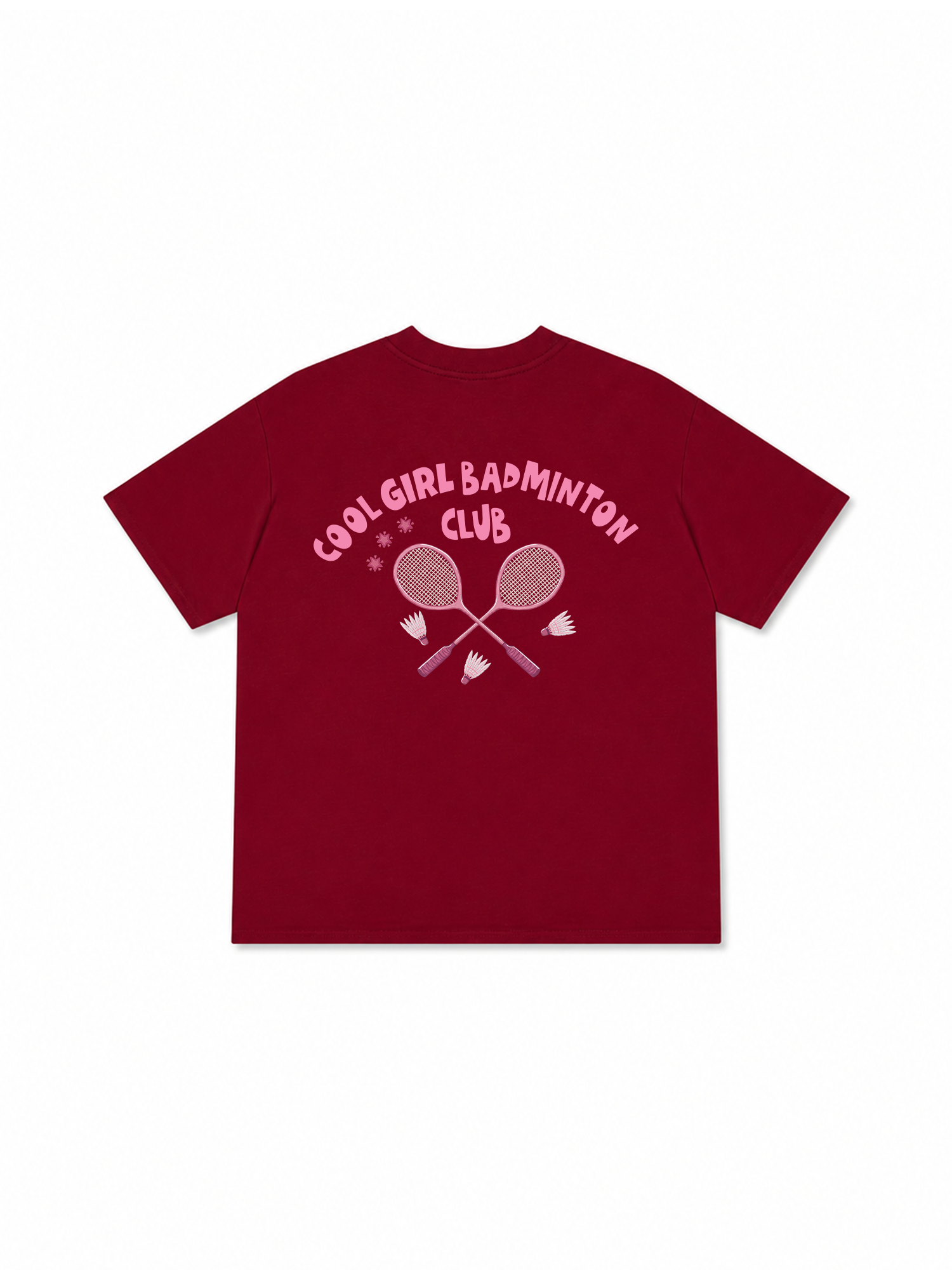 Áo Thun Relaxed Fit Badminton Cool Girl Club