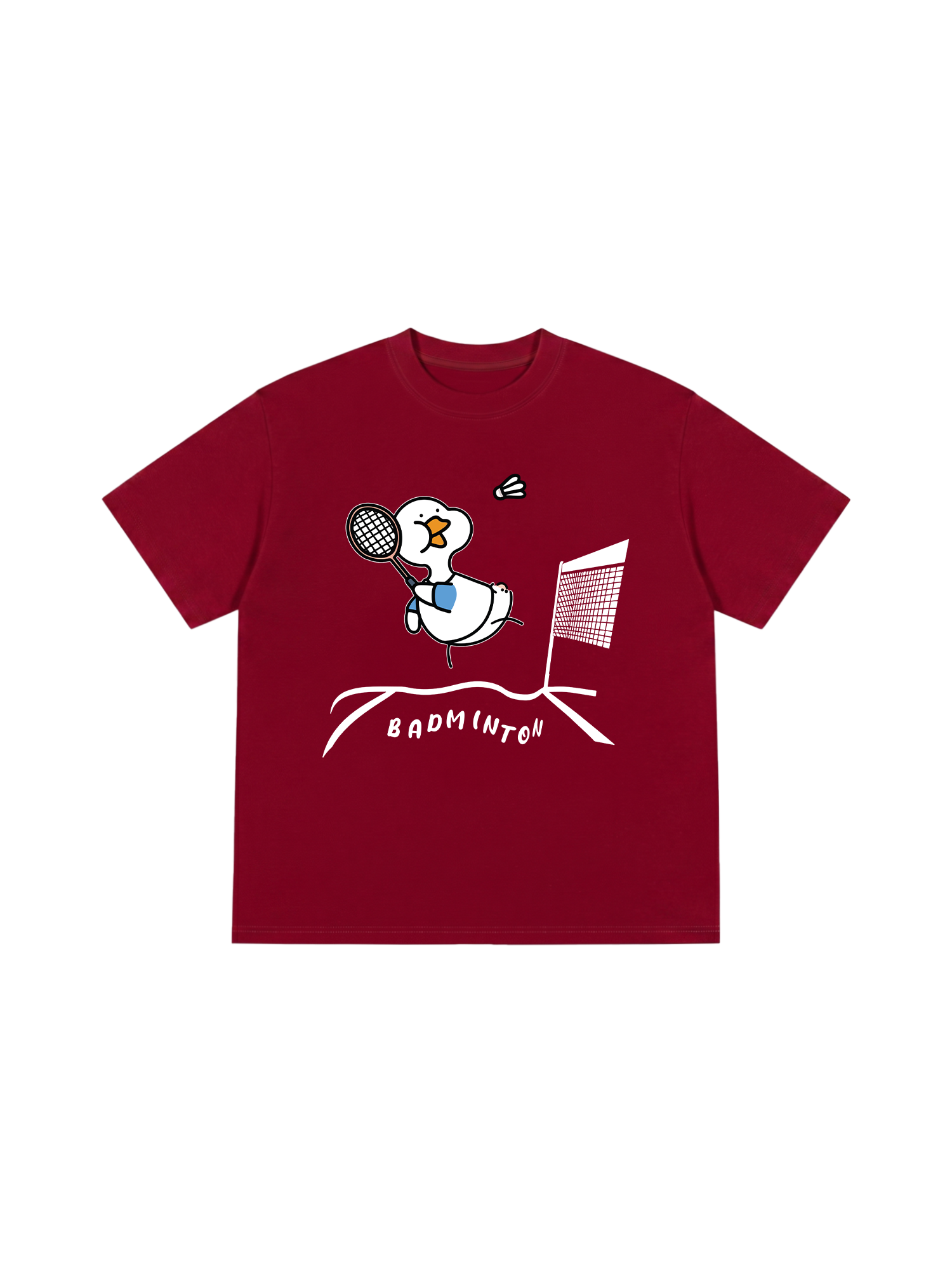 Áo Thun Relaxed Fit Badminton The Shuttle Duck