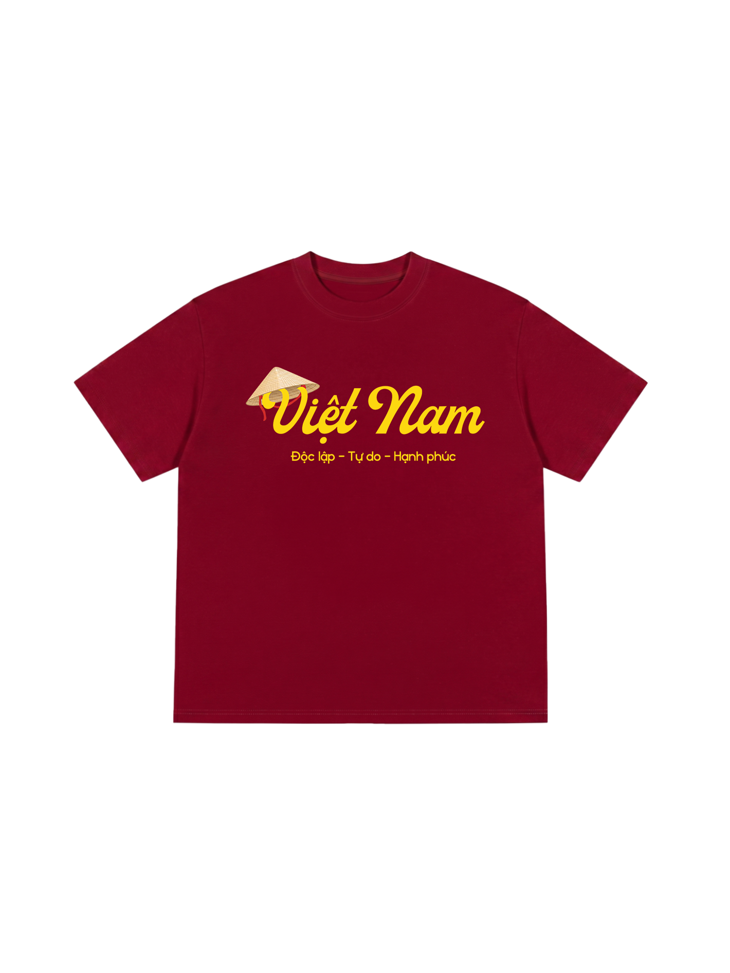 Áo Thun Relaxed Fit Việt Nam Độc Lập Tự Do Hạnh Phúc
