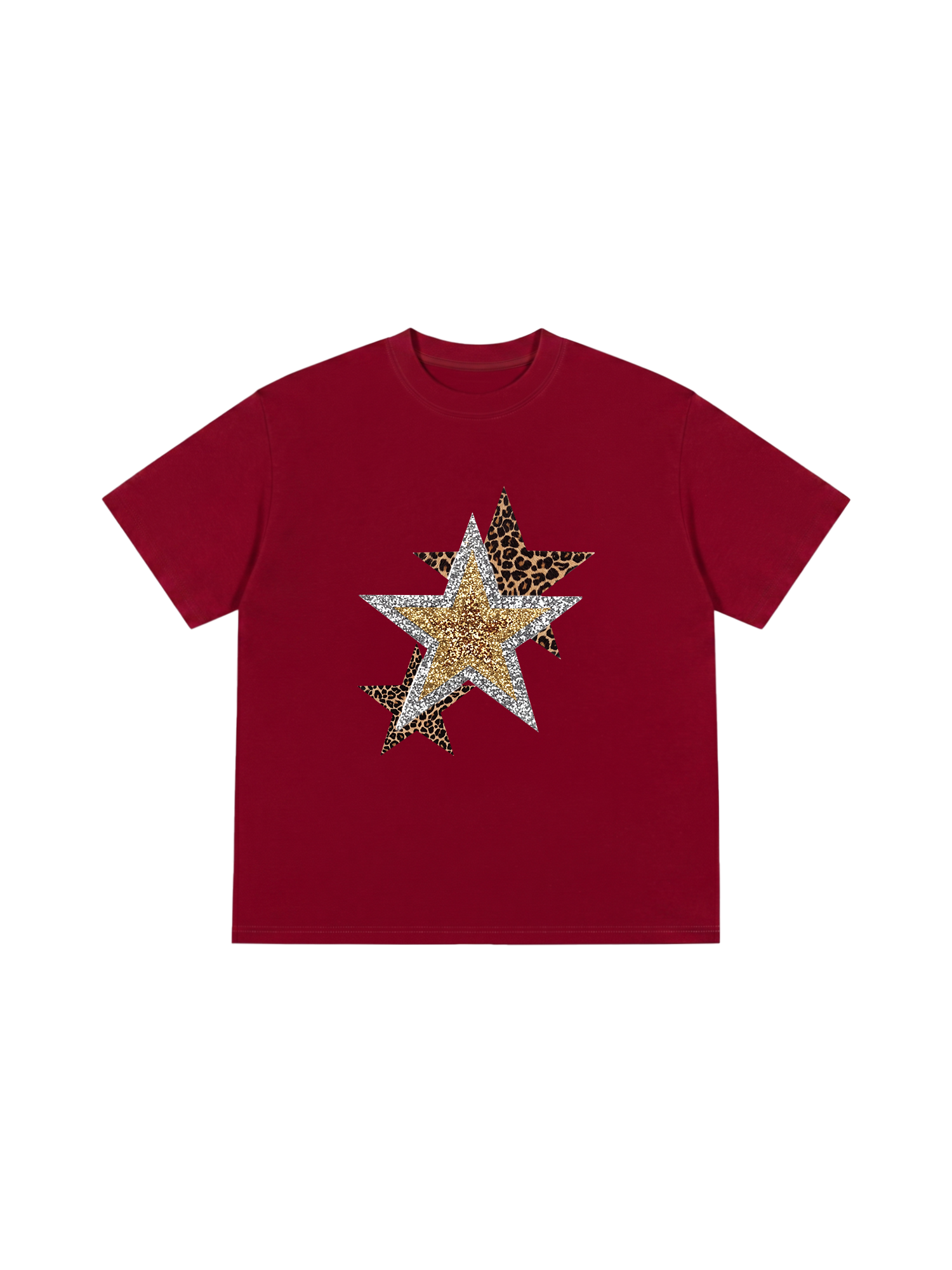 Áo Thun Relaxed Fit Urban Leopard Metallic Savage Stars