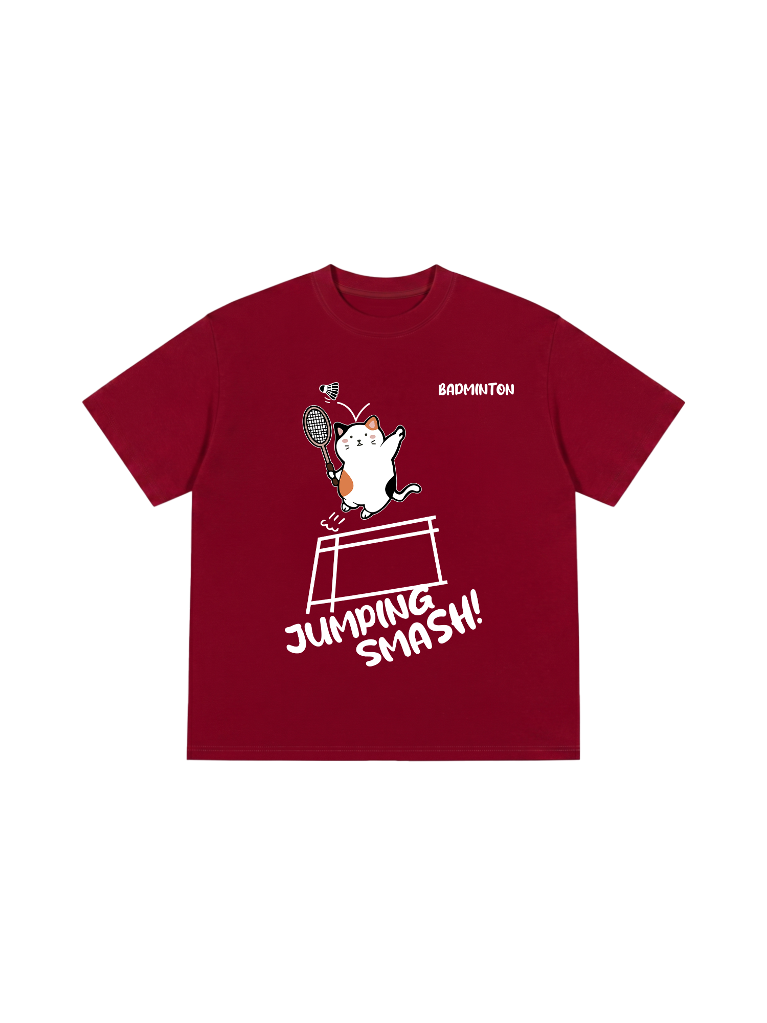 Áo Thun Relaxed Fit Badminton Jumping Smash