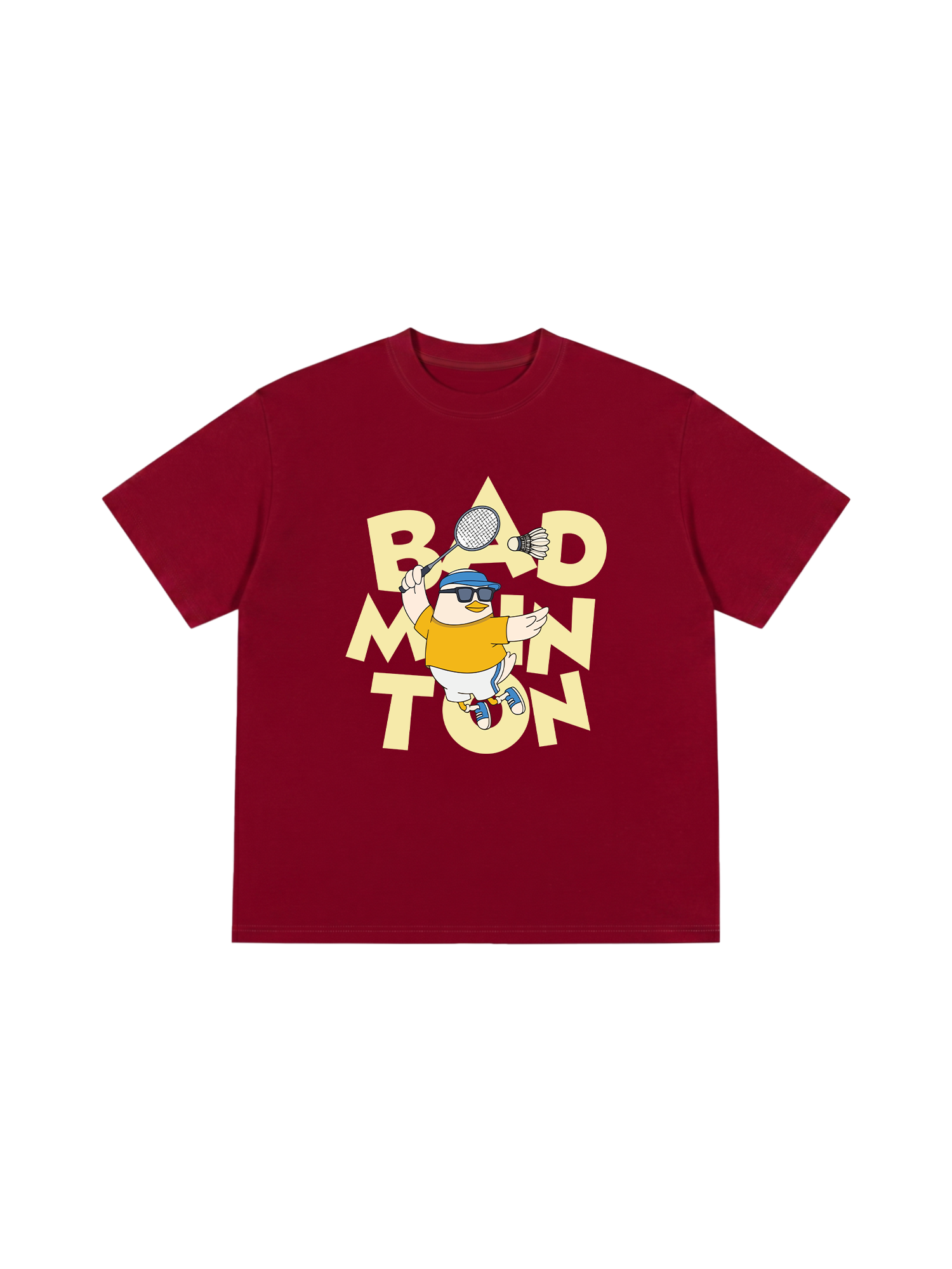 Áo Thun Relaxed Fit Badminton Duck