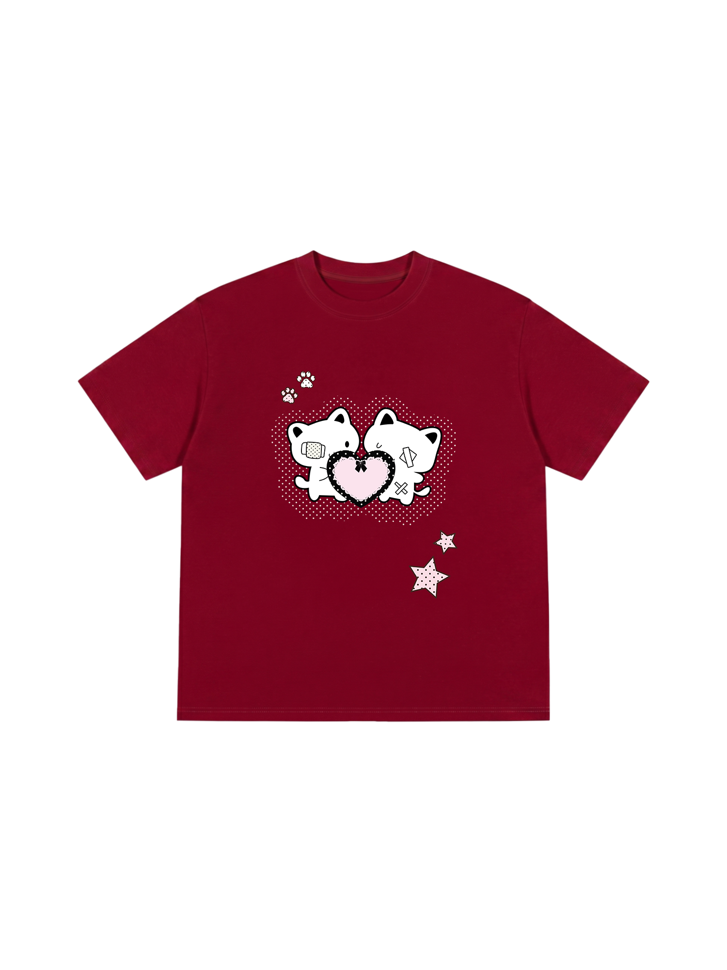 Áo Thun Relaxed Fit Dotty Mood Starlight Kitty Care PT0090PT
