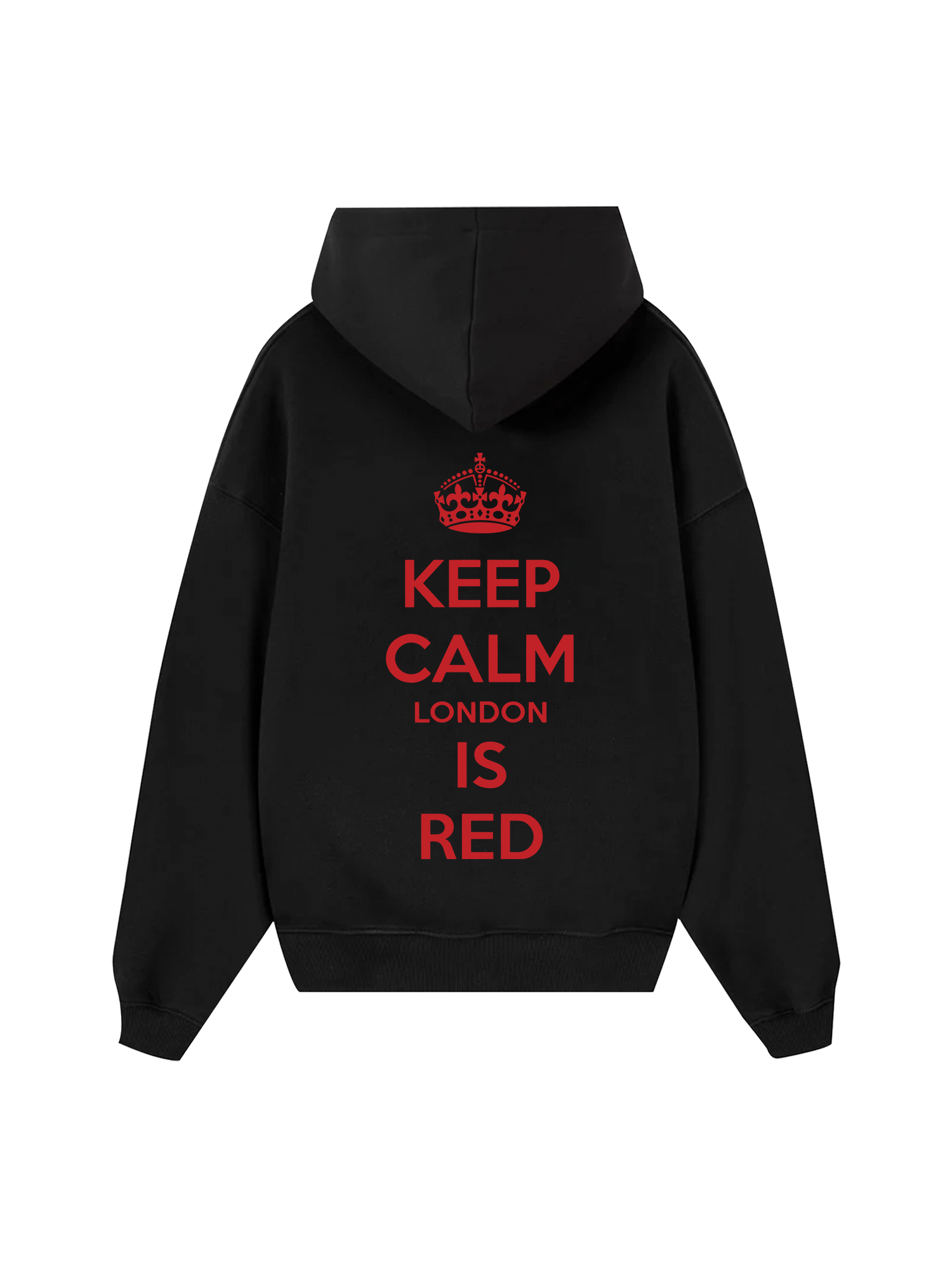 Soccer Keep Calm London Is Red Hoodie