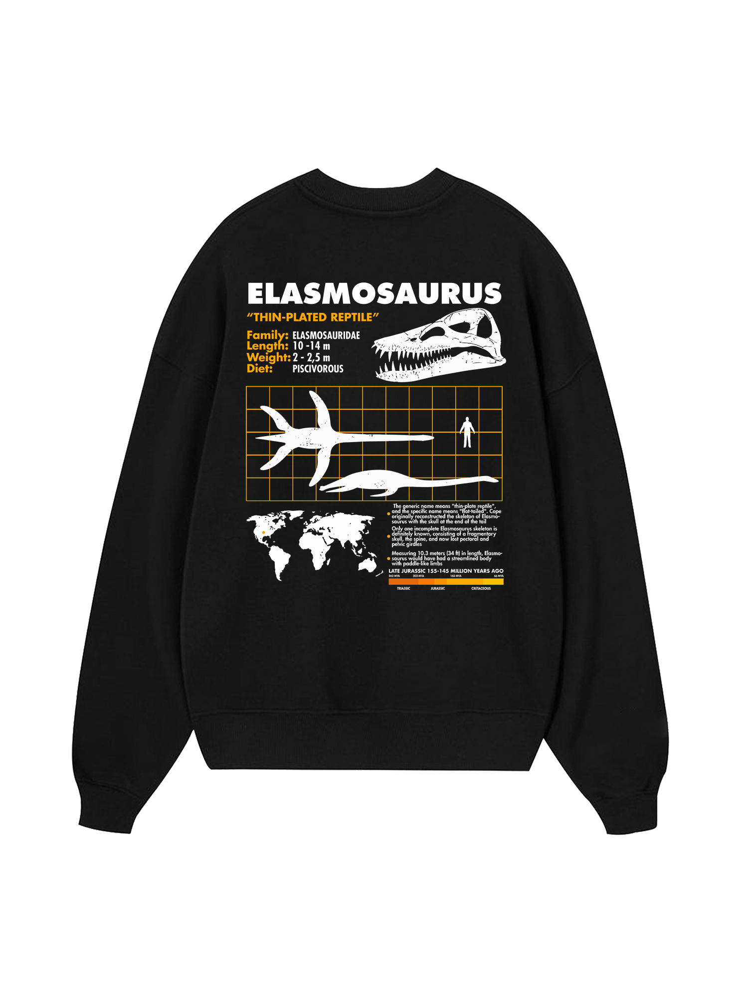Wild Life Analysis Table Elasmosaurus Sweater