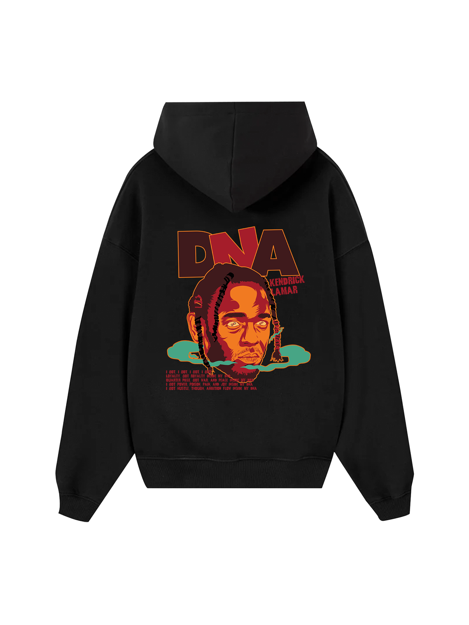 Rapper Kendrick Lamar DNA Hoodie