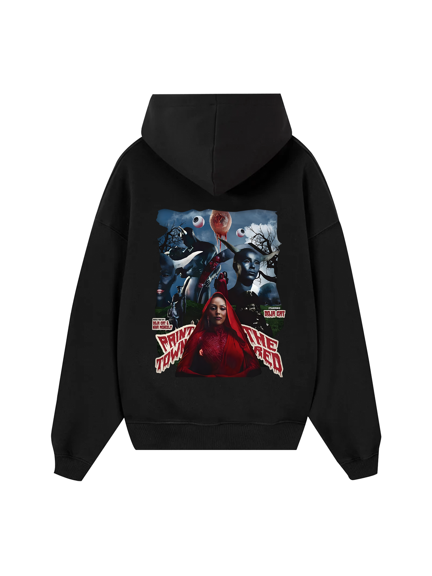 Rapper Doja Cat Red Town Hoodie
