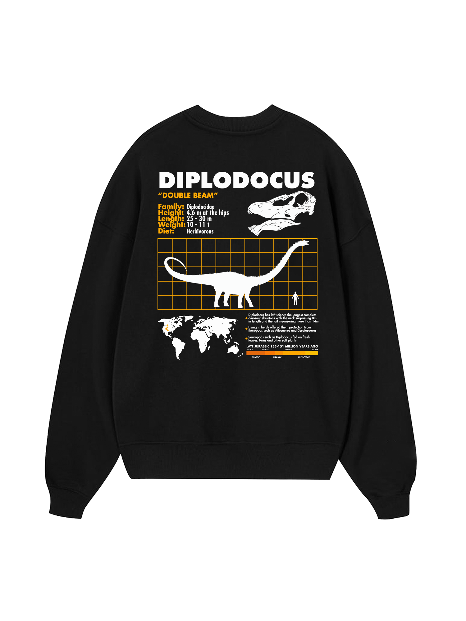 Wild Life Analysis Table Diplodocus Sweater