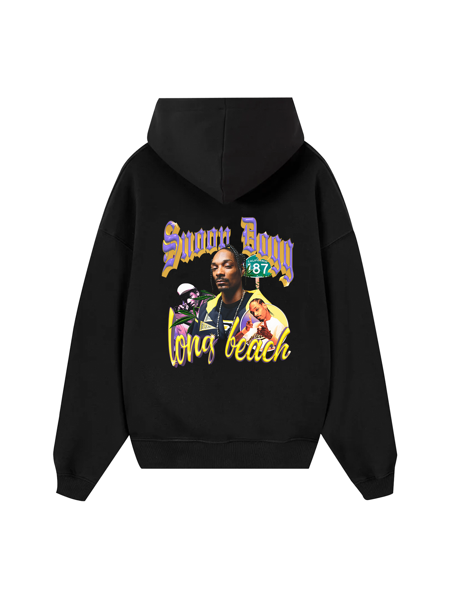 Rapper Snoop Dogg 187 Cali Hoodie