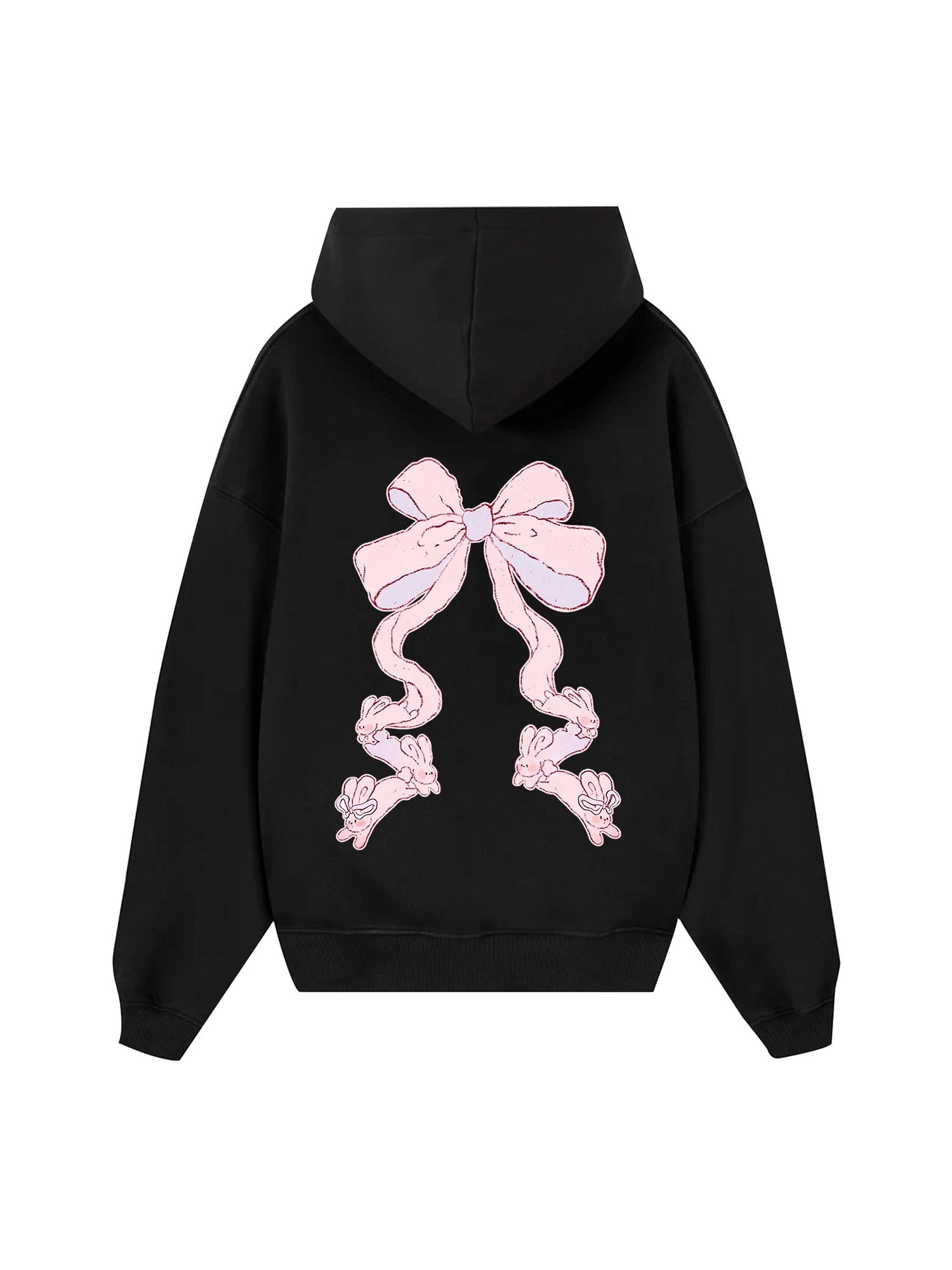 Girly Mood Rabbit Ribbon Hoodie