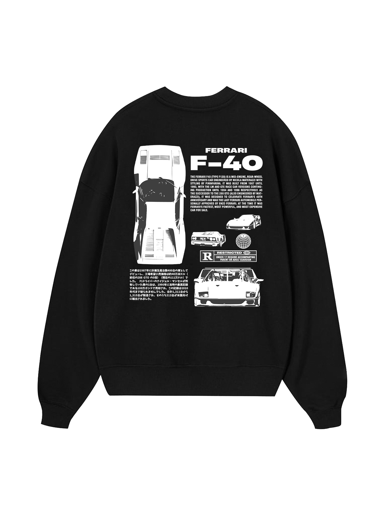 Ferrari F-40 Classic Sweater