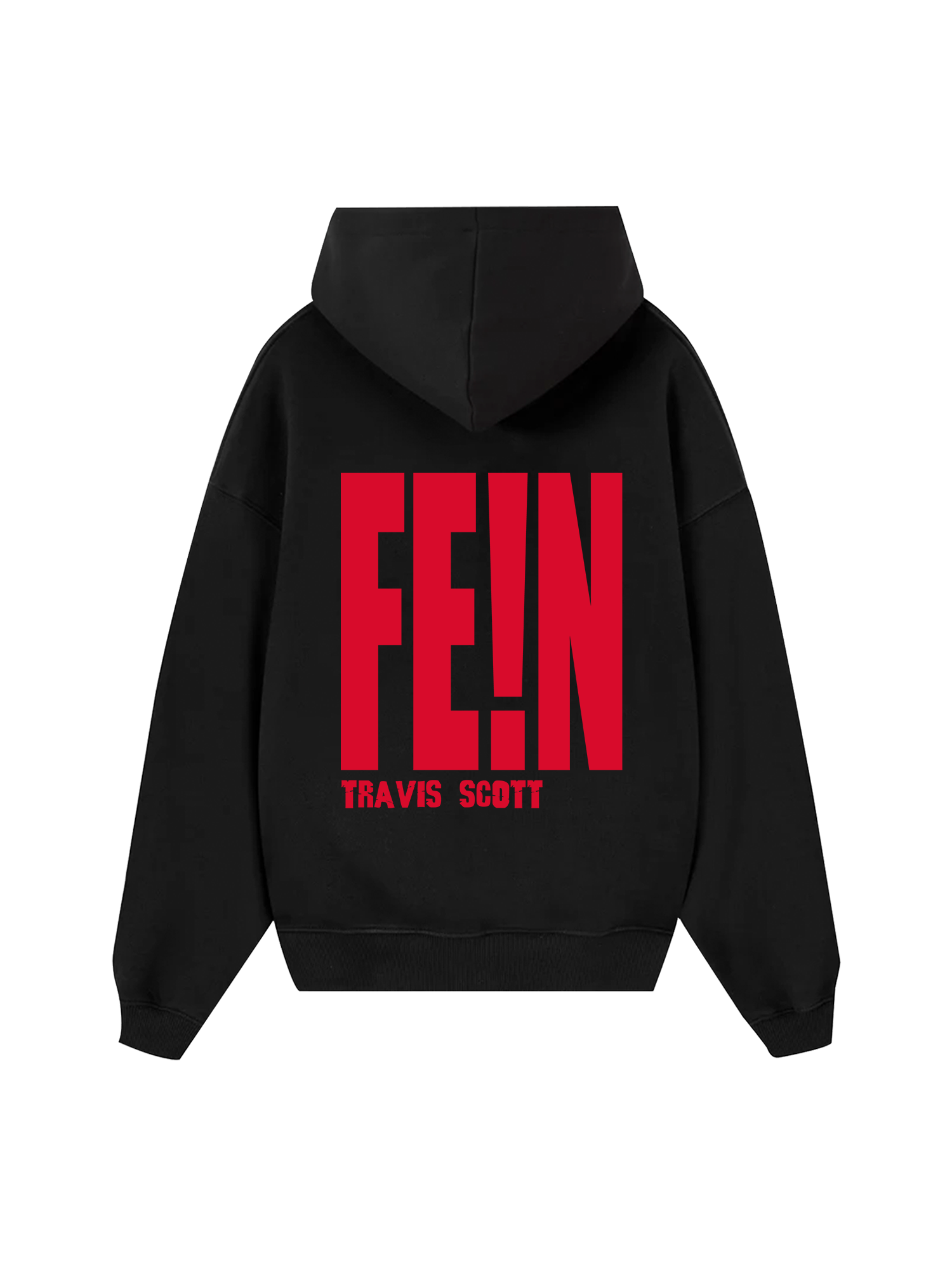 Rapper Travis Scott Fein Typo Hoodie