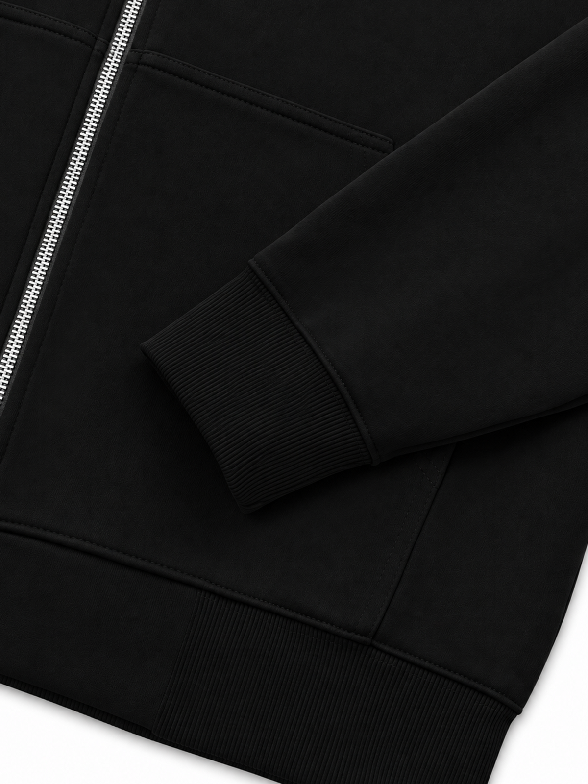 Áo Hoodie Zip Nỉ Hai Da Cotton USA Basic