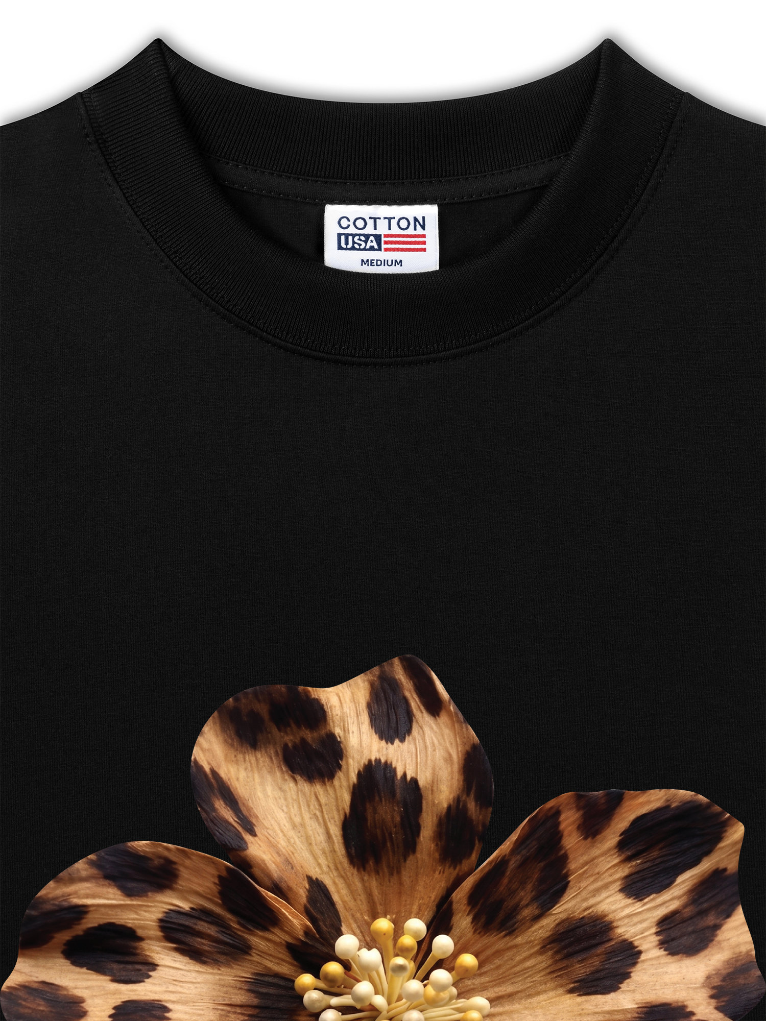 Áo Thun Relaxed Fit Urban Leopard Safari Spotted Petals