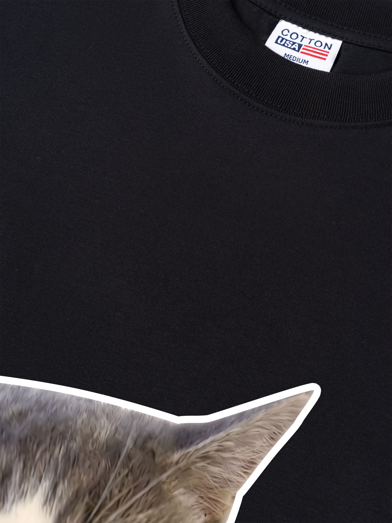 Áo Thun Relaxed Fit Badminton Cute Cat