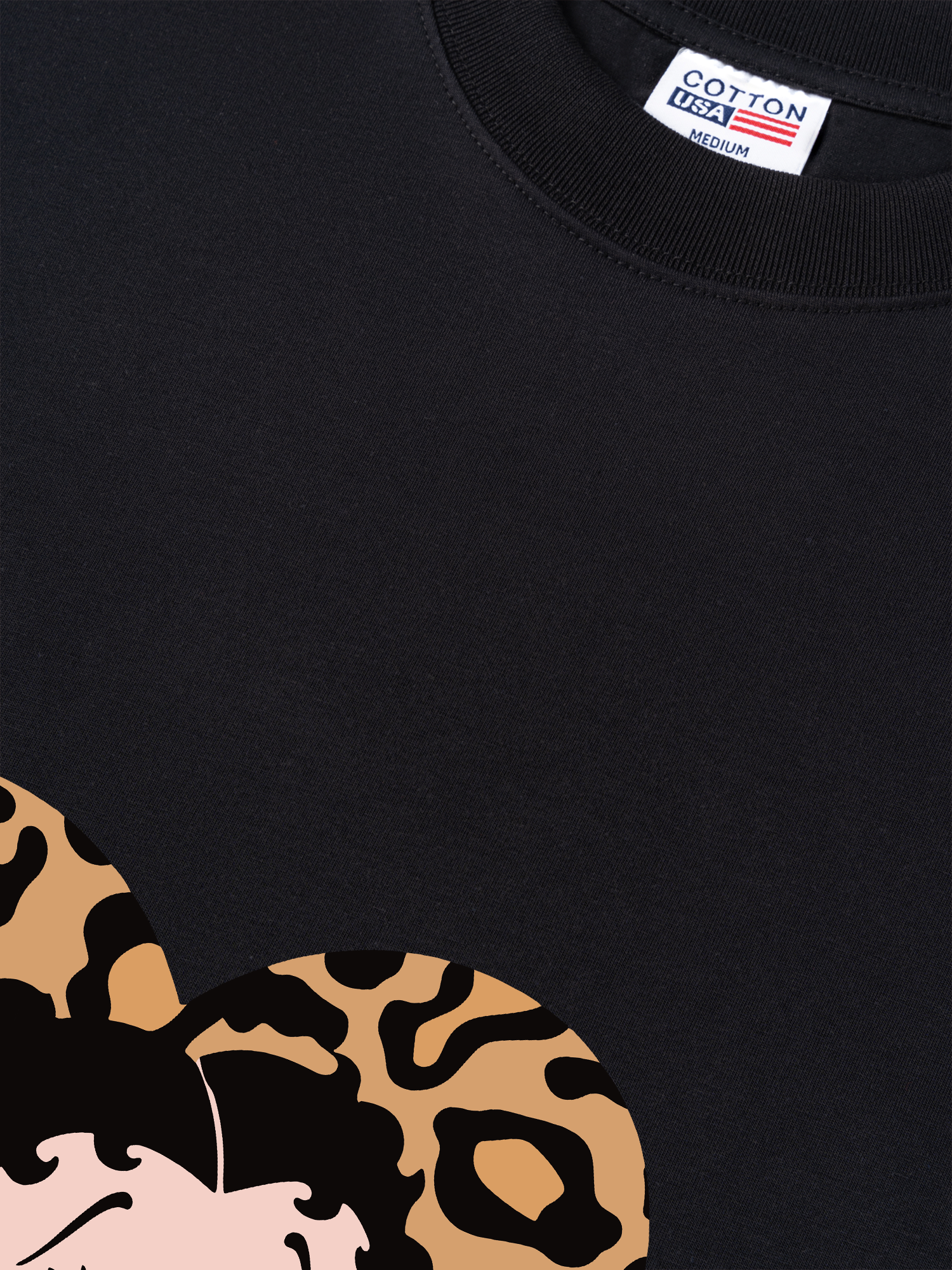 Áo Thun Relaxed Fit Urban Leopard Betty Cheetah Heart