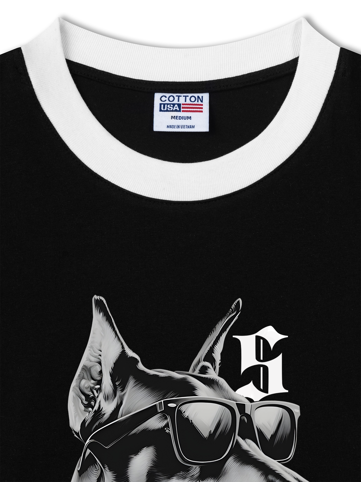 Áo Thun Ringer Relaxed Fit Rapper Funny Snoop Dog