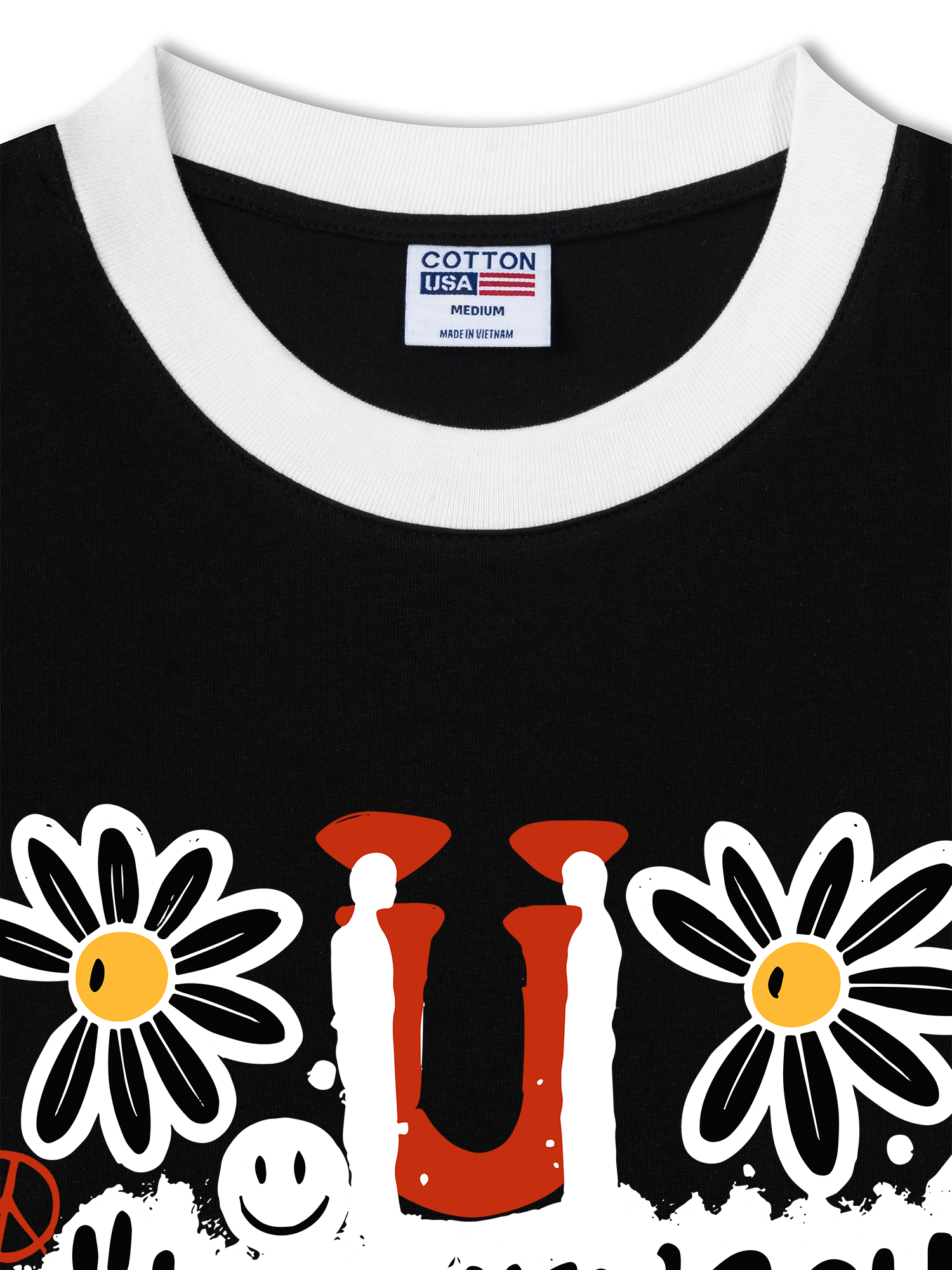 Áo Thun Ringer Relaxed Fit GD World Tour 2025