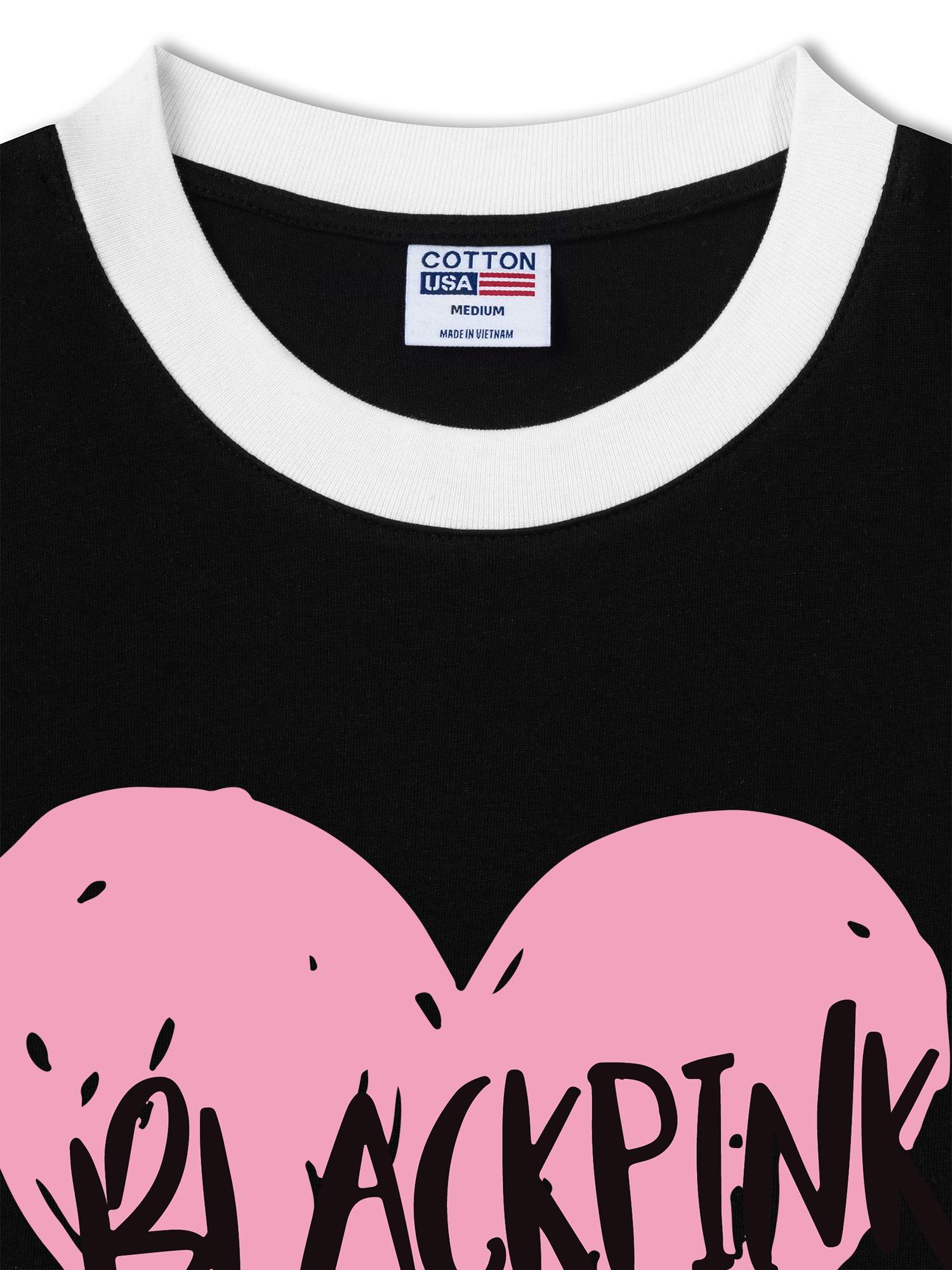 Áo Thun Ringer Relaxed Fit BlackPink