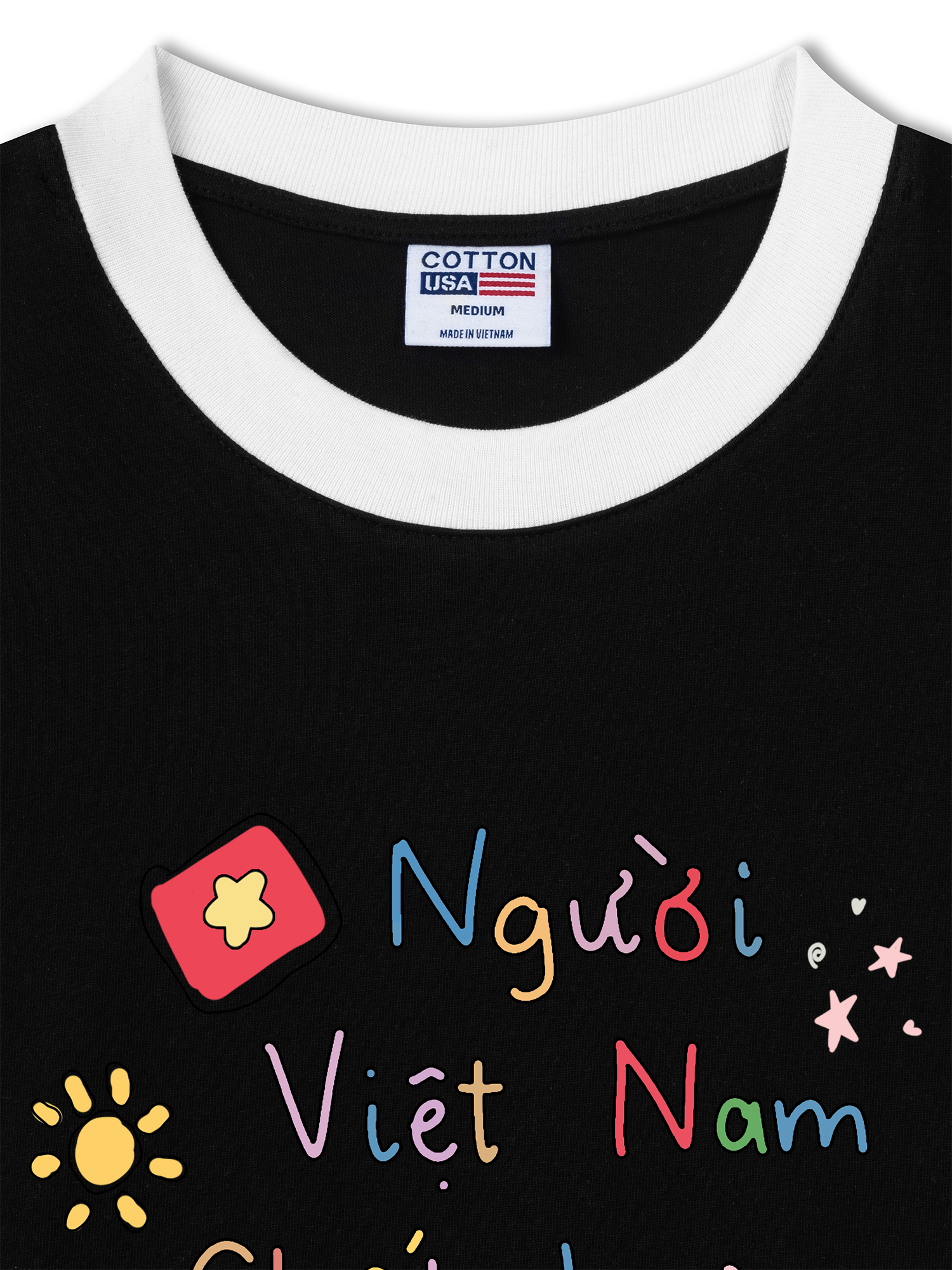 Áo Thun Ringer Relaxed Fit Người Việt Nam Chất Lượng Cao