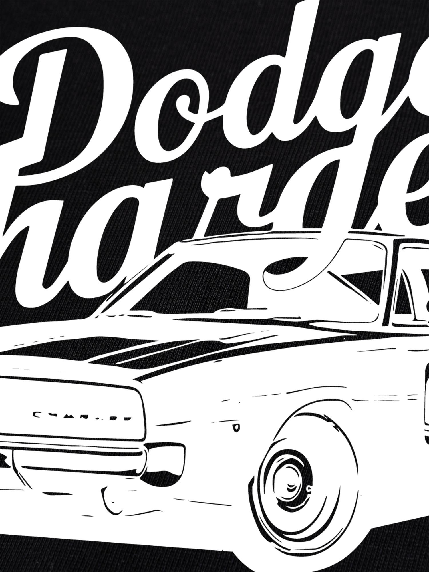 Áo Thun Ringer Relaxed Fit Dodge Charger The Road Belongs to Us