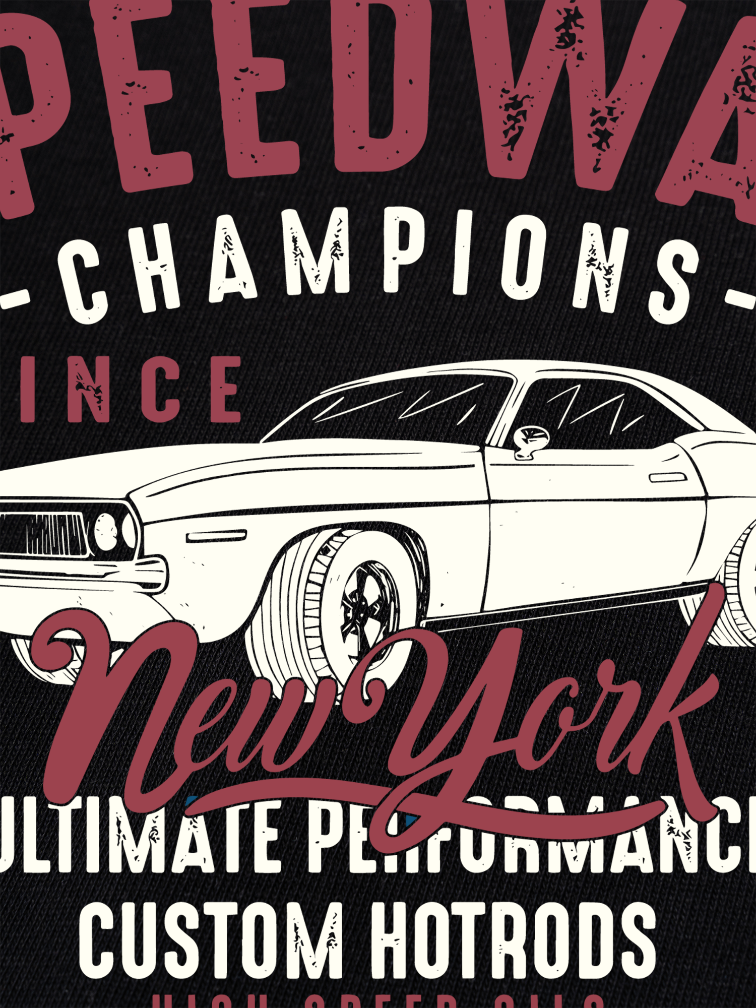 Áo Thun Ringer Relaxed Fit Speed way Champions