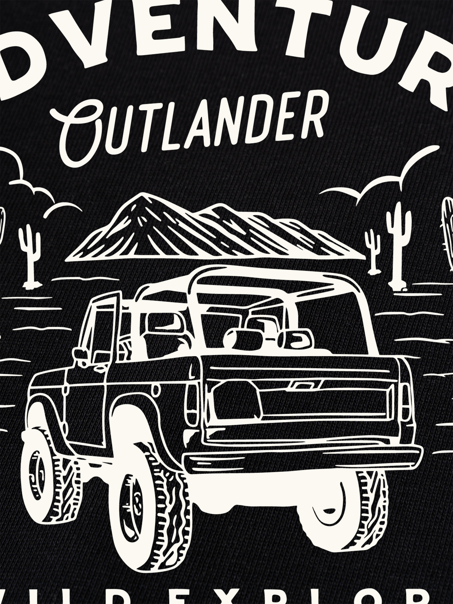 Áo Thun Ringer Relaxed Fit Adventure Cutlander Wild Explored