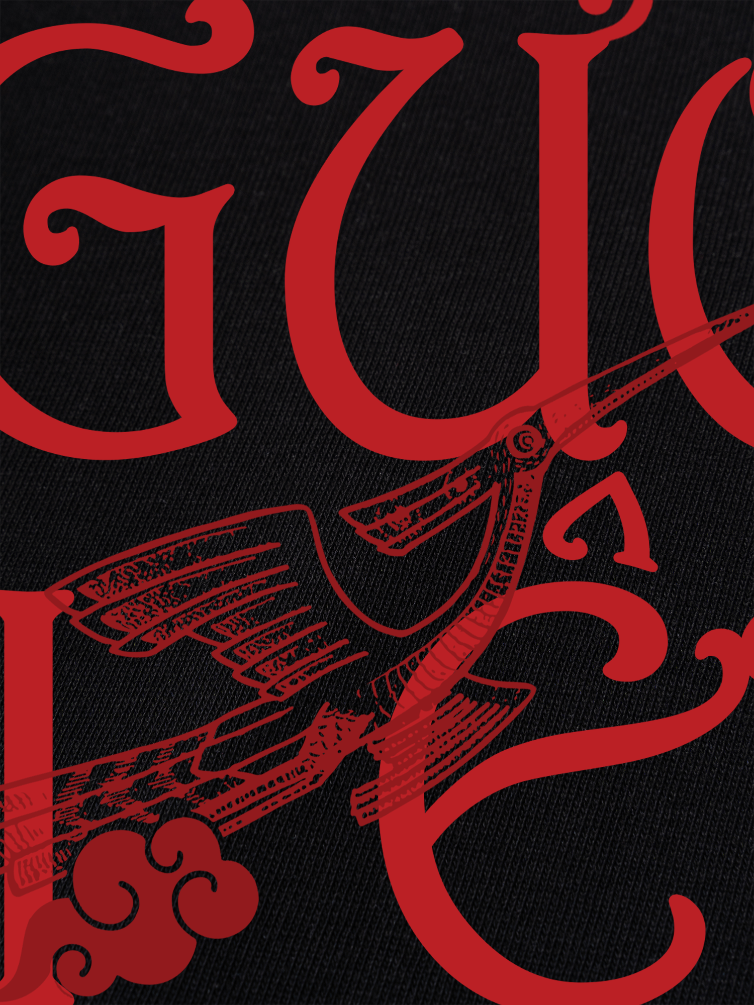 Áo Thun Ringer Relaxed Fit Người Việt - Máu Đỏ Da Vàng