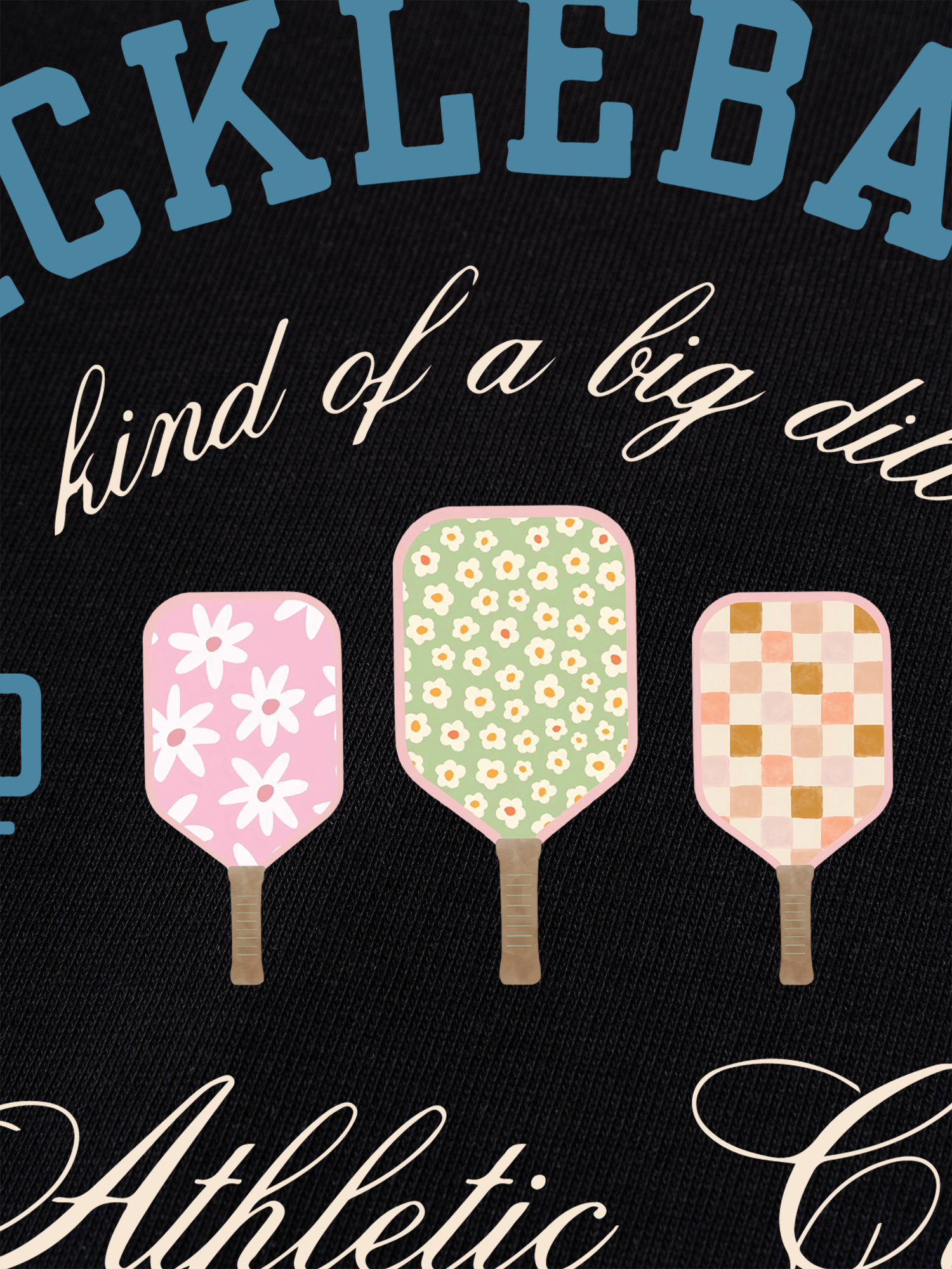 Áo Thun Ringer Relaxed Fit Pickleball Athletic Club