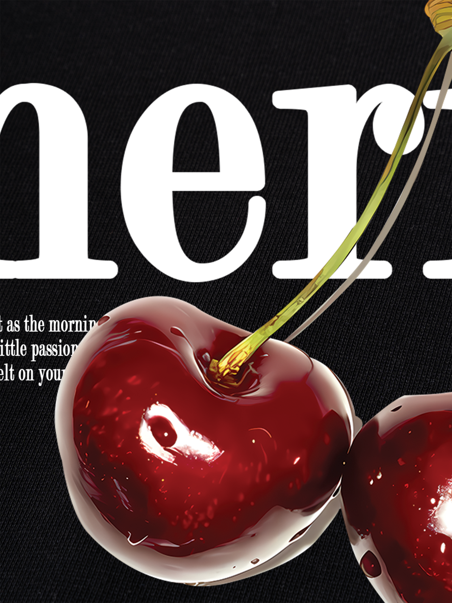 Áo Thun Ringer Relaxed Fit Cherry Fresh