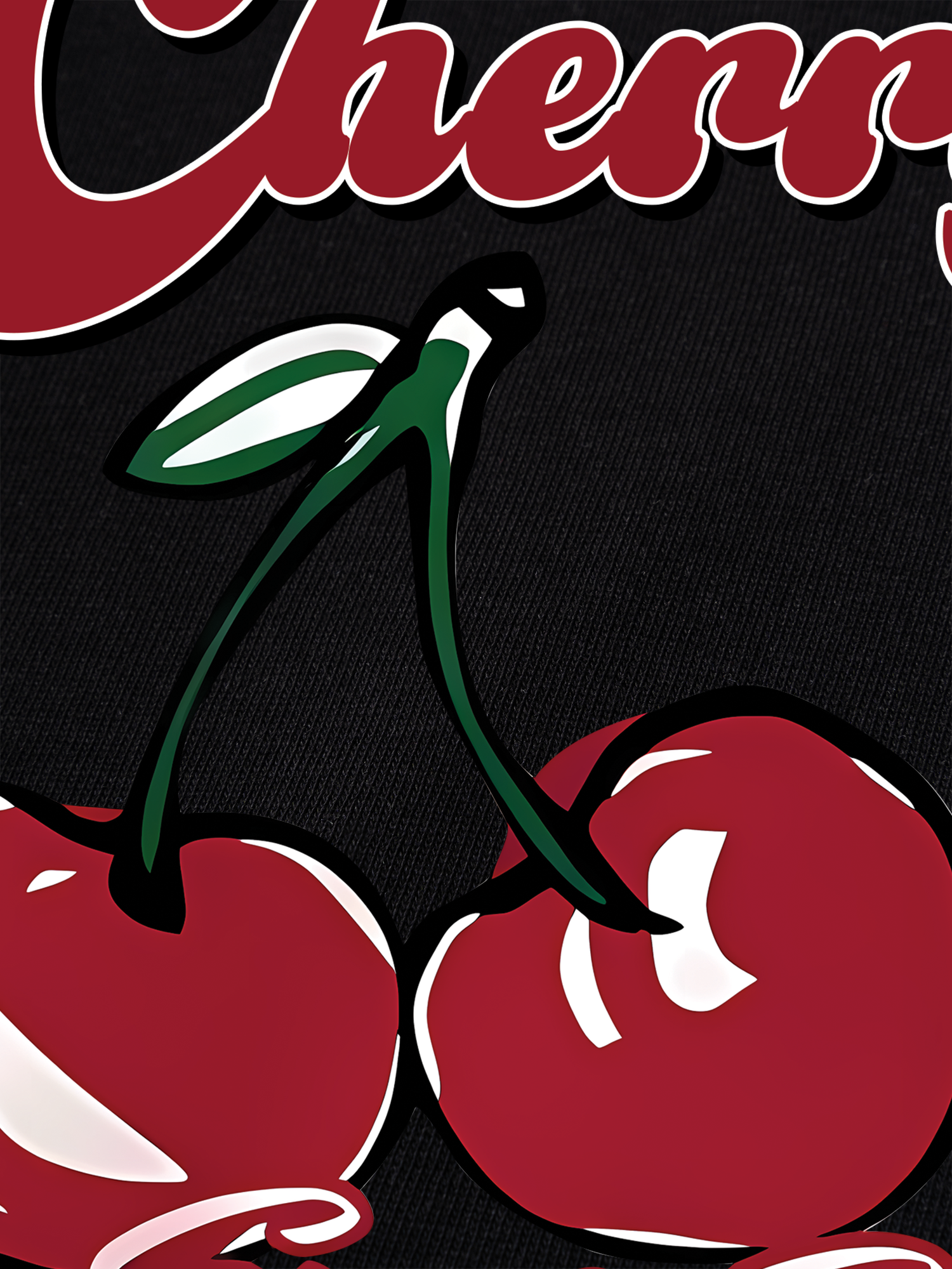 Áo Thun Ringer Relaxed Fit Cherry Sweet Girl