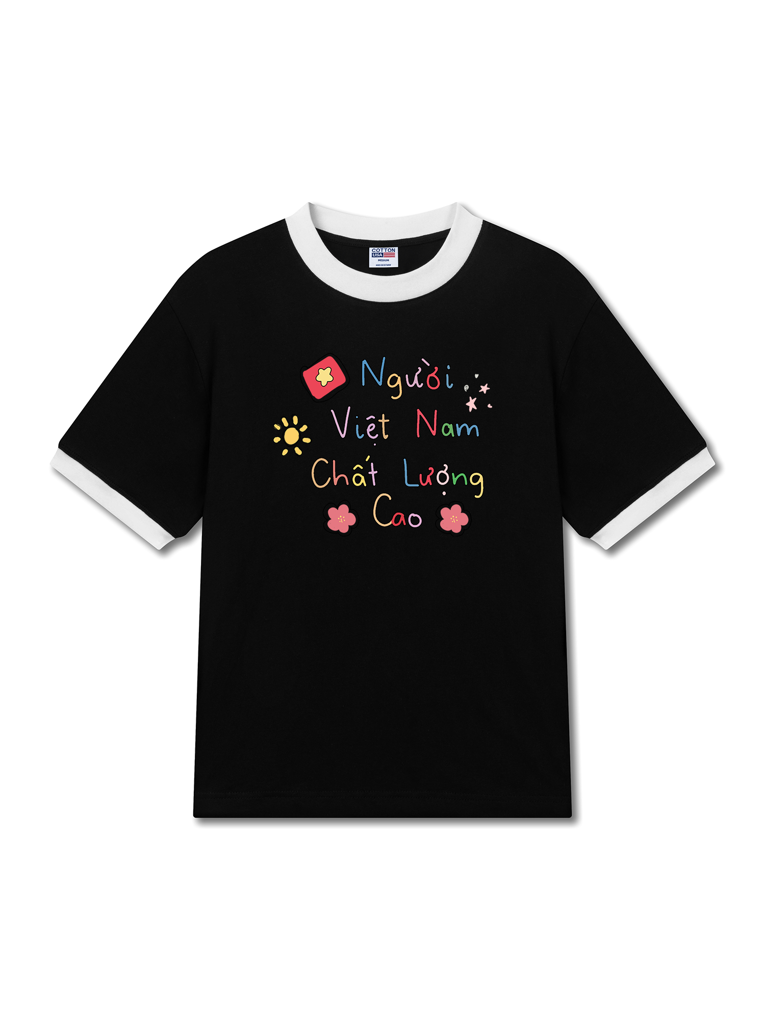 Áo Thun Ringer Relaxed Fit Người Việt Nam Chất Lượng Cao