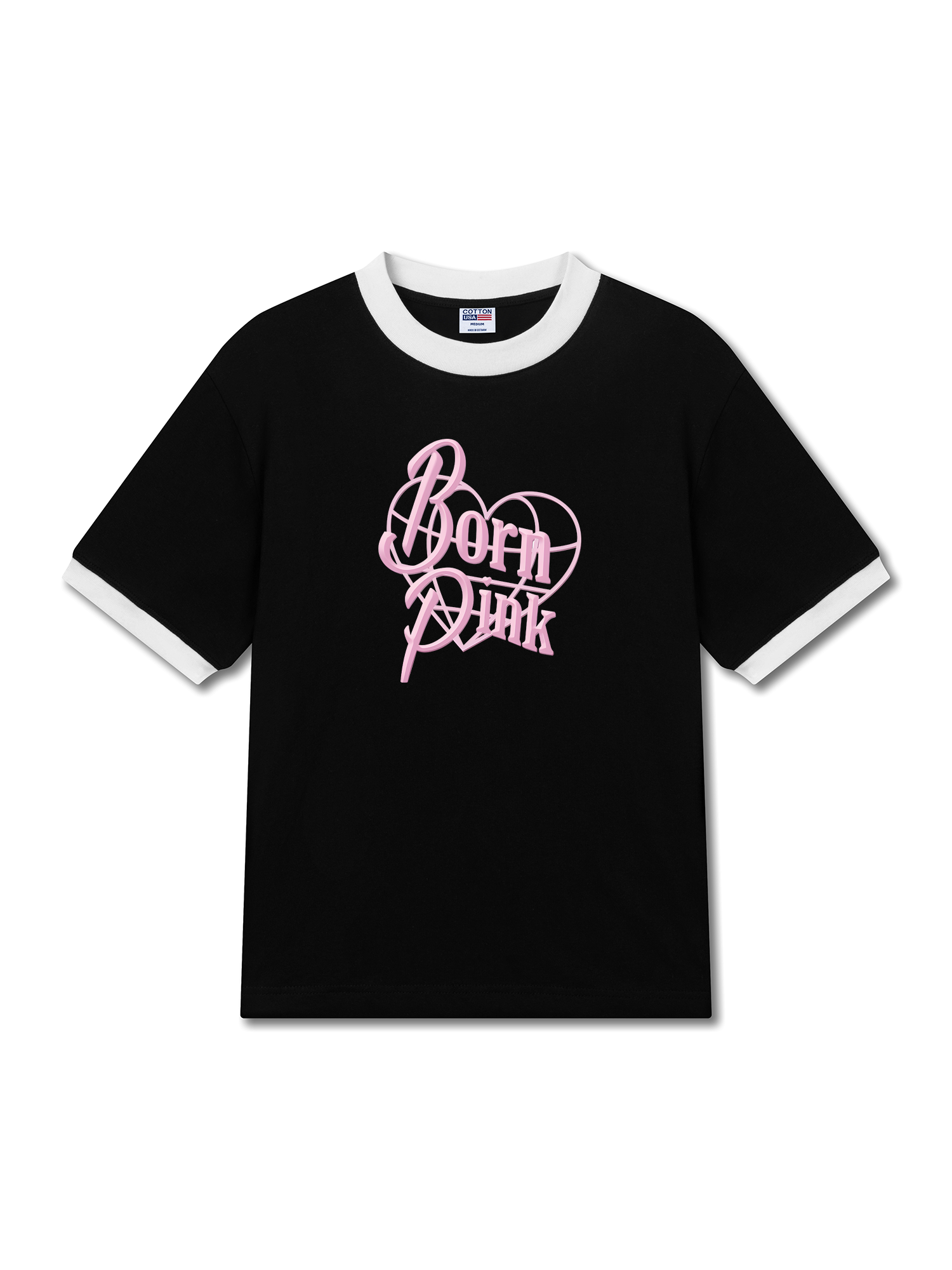 Áo Thun Ringer Relaxed Fit Idols Born Pink