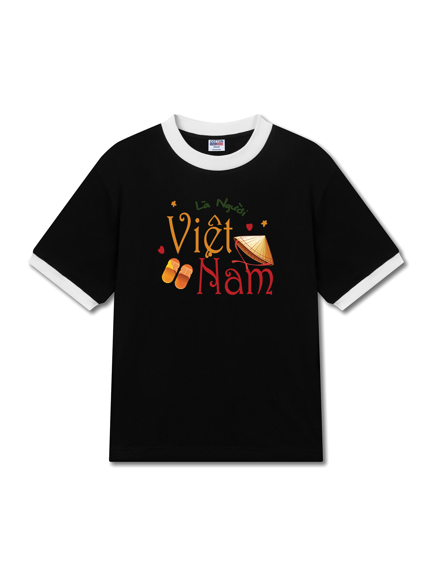 Áo Thun Ringer Relaxed Fit Là Người Việt Nam