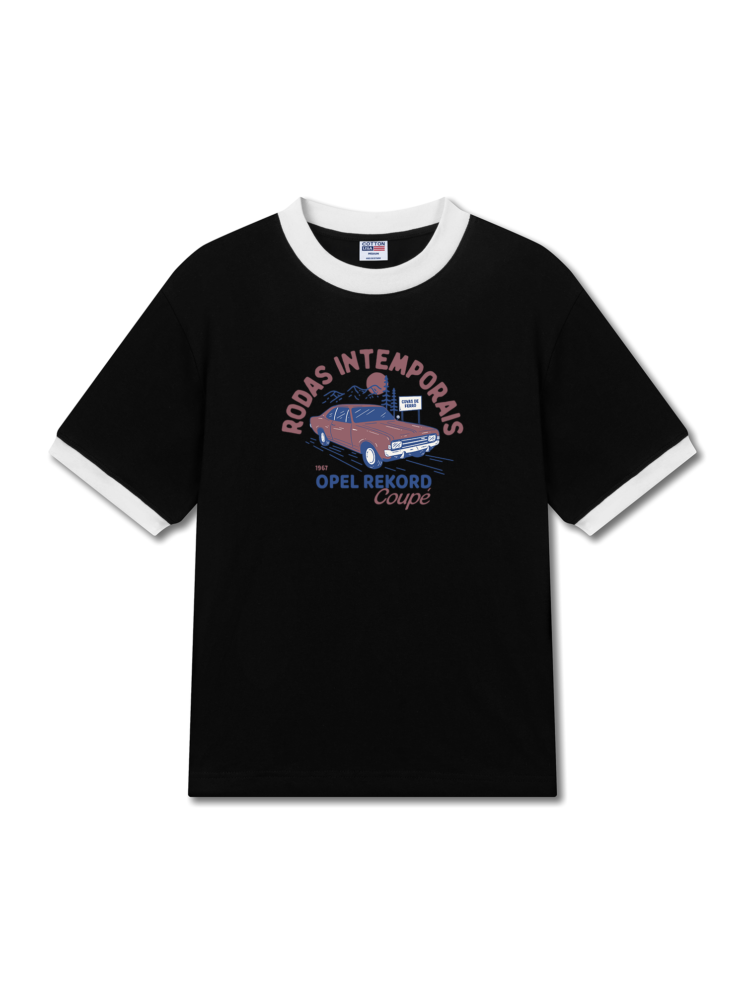 Áo Thun Ringer Relaxed Fit Road intempoais