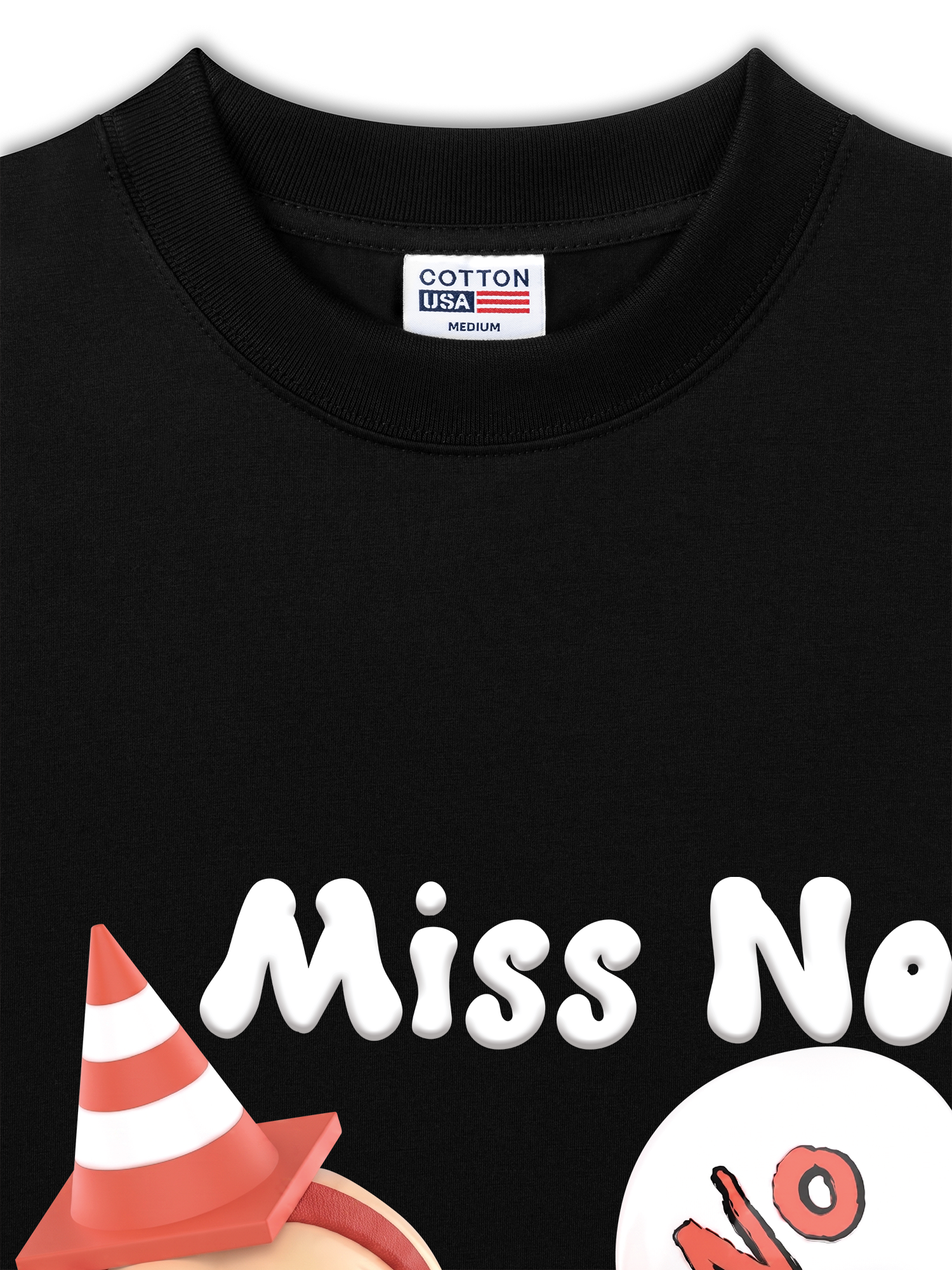 Áo Thun Relaxed Fit Cute Gang Miss No