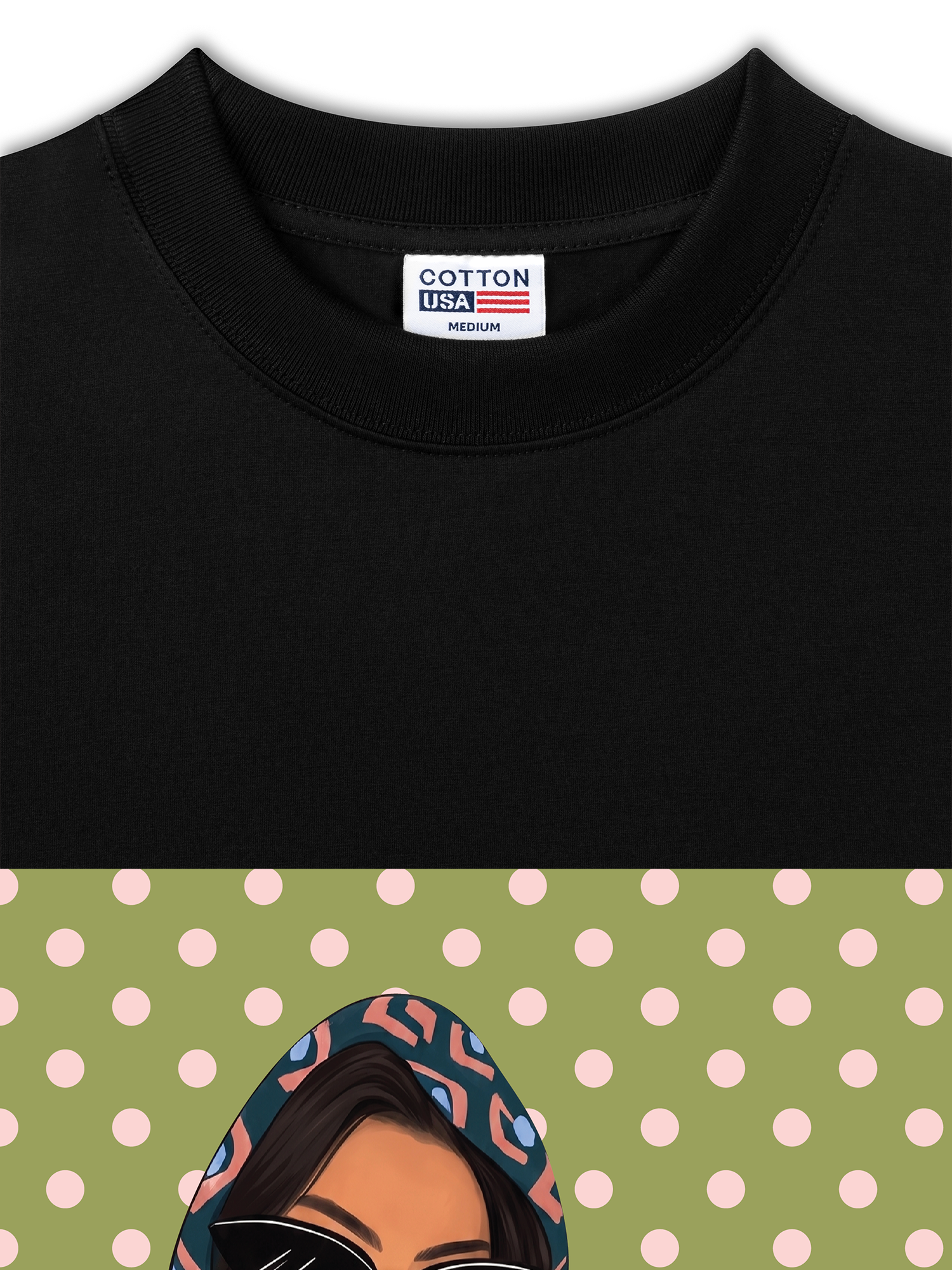 Áo Thun Relaxed Fit Farm Cool Polka Dot Duck