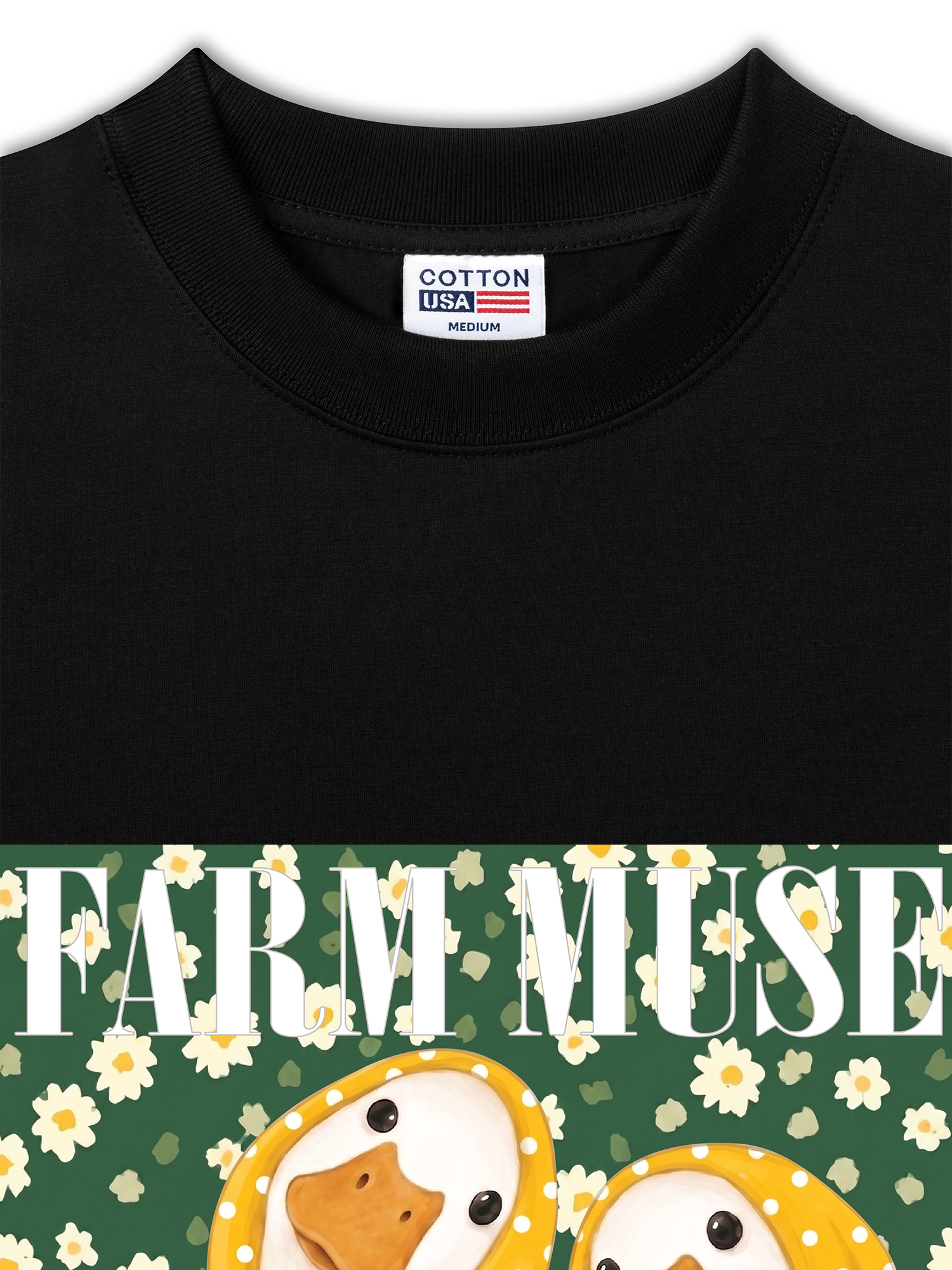 Áo Thun Relaxed Fit Farm Muse Duck Couple